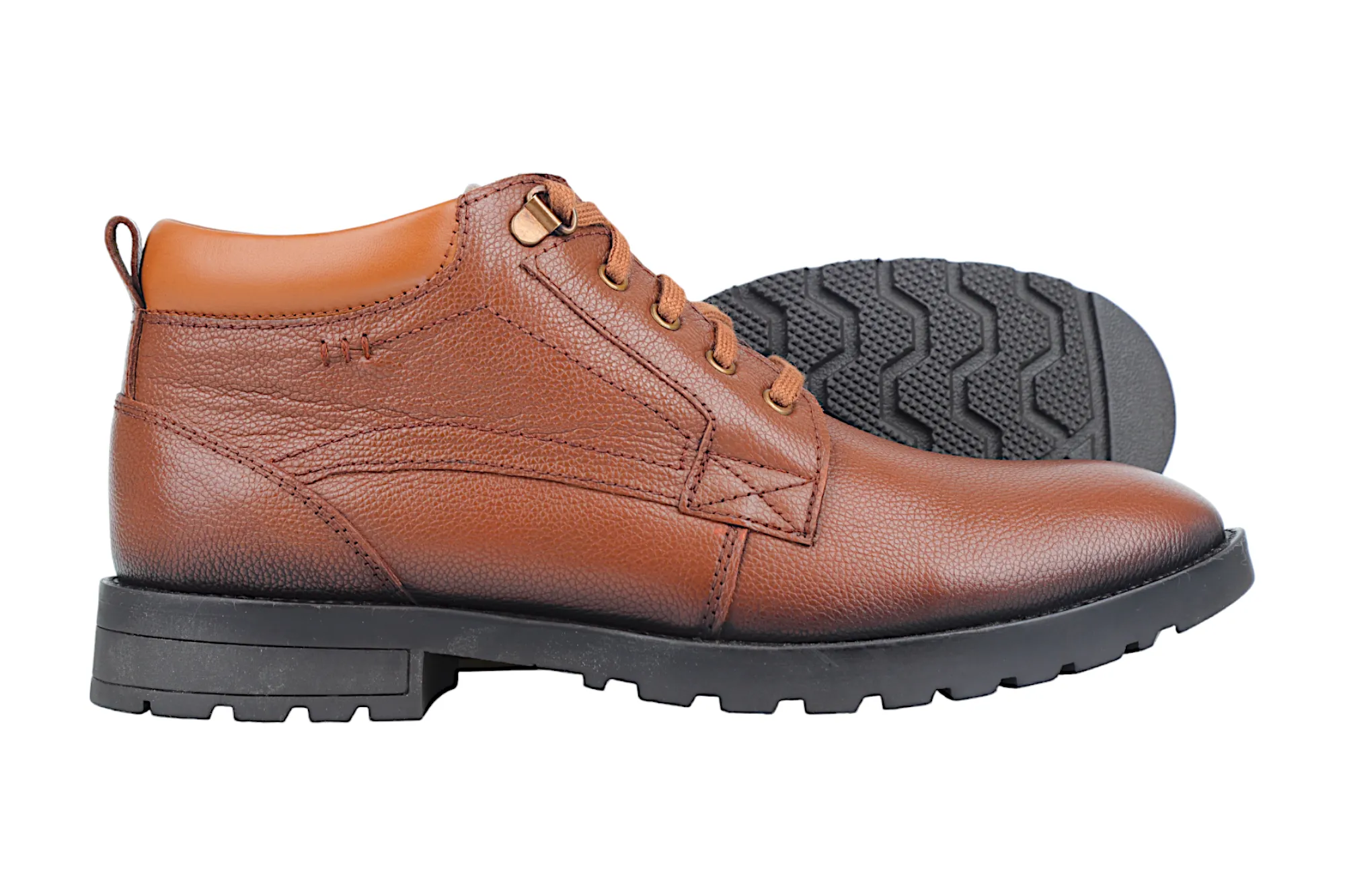 Herren Leder Stiefel Casual Schuh 38017
