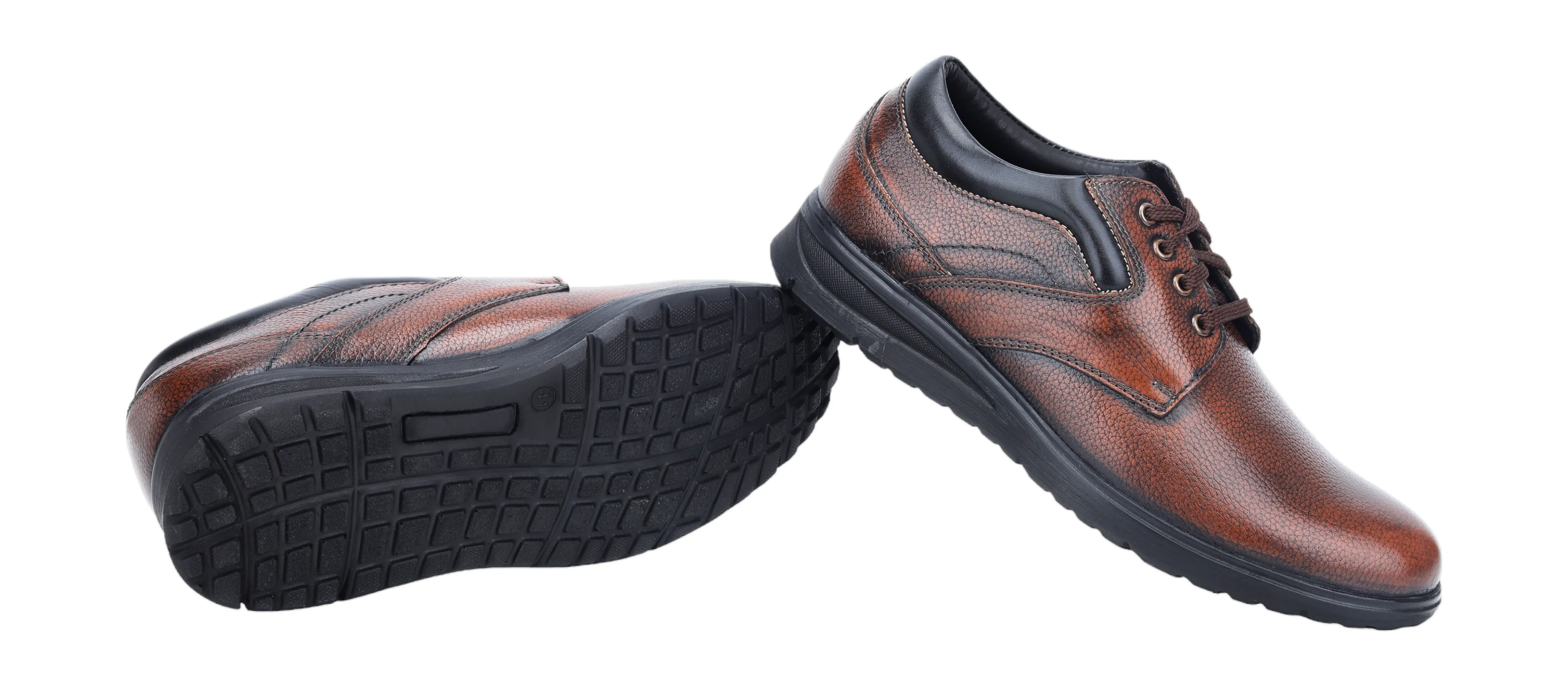 Herren Leder Freizeitschuhe 38009