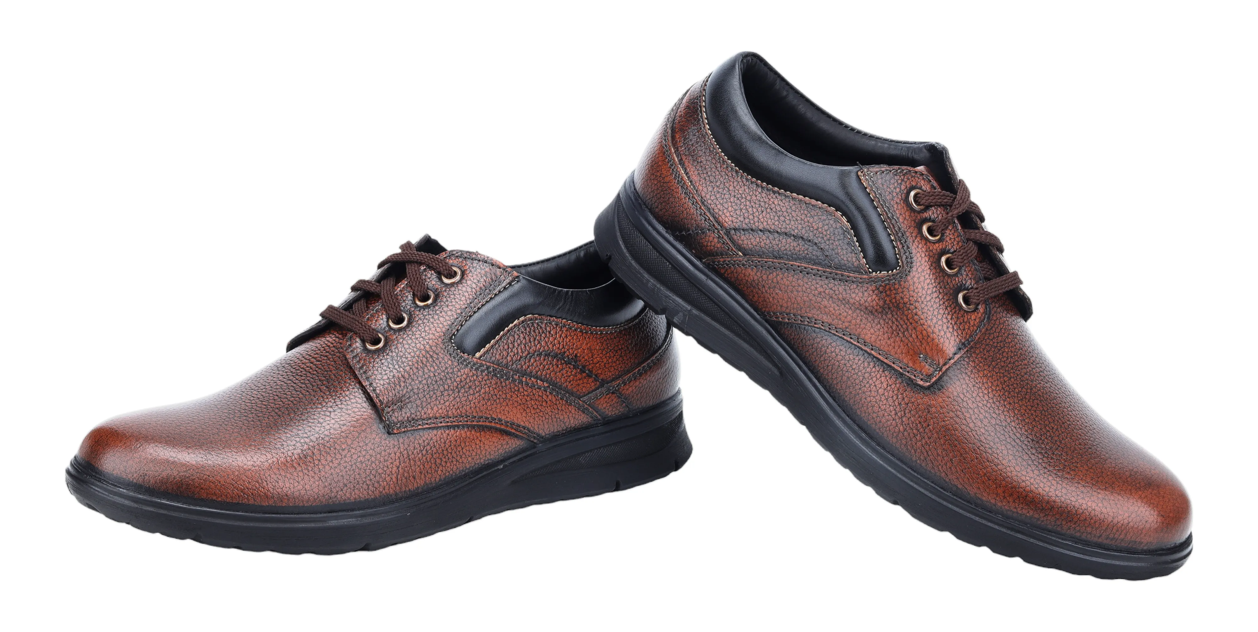 Herren Leder Freizeitschuhe 38009