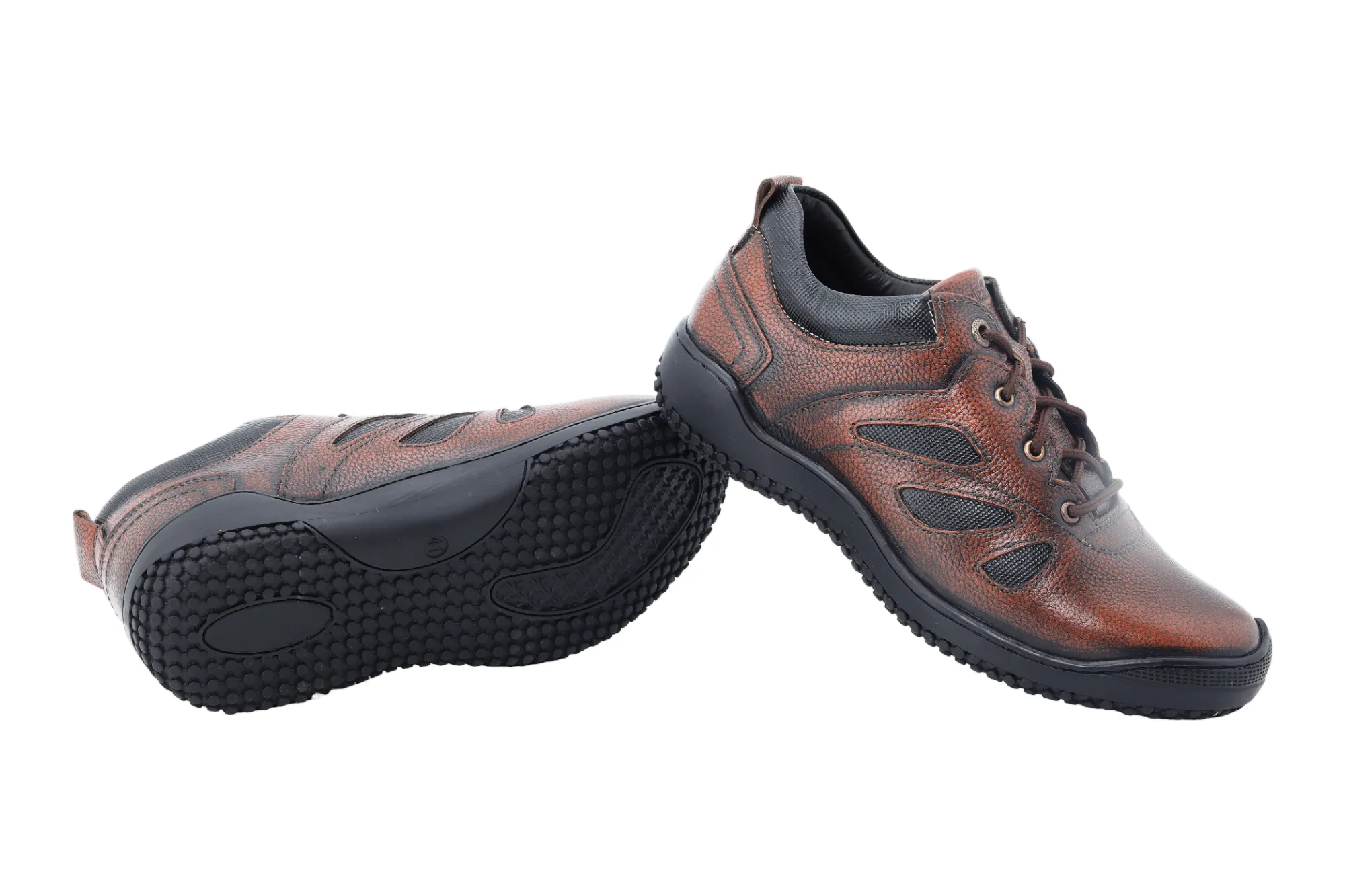 Herren Leder Freizeitschuhe 38010