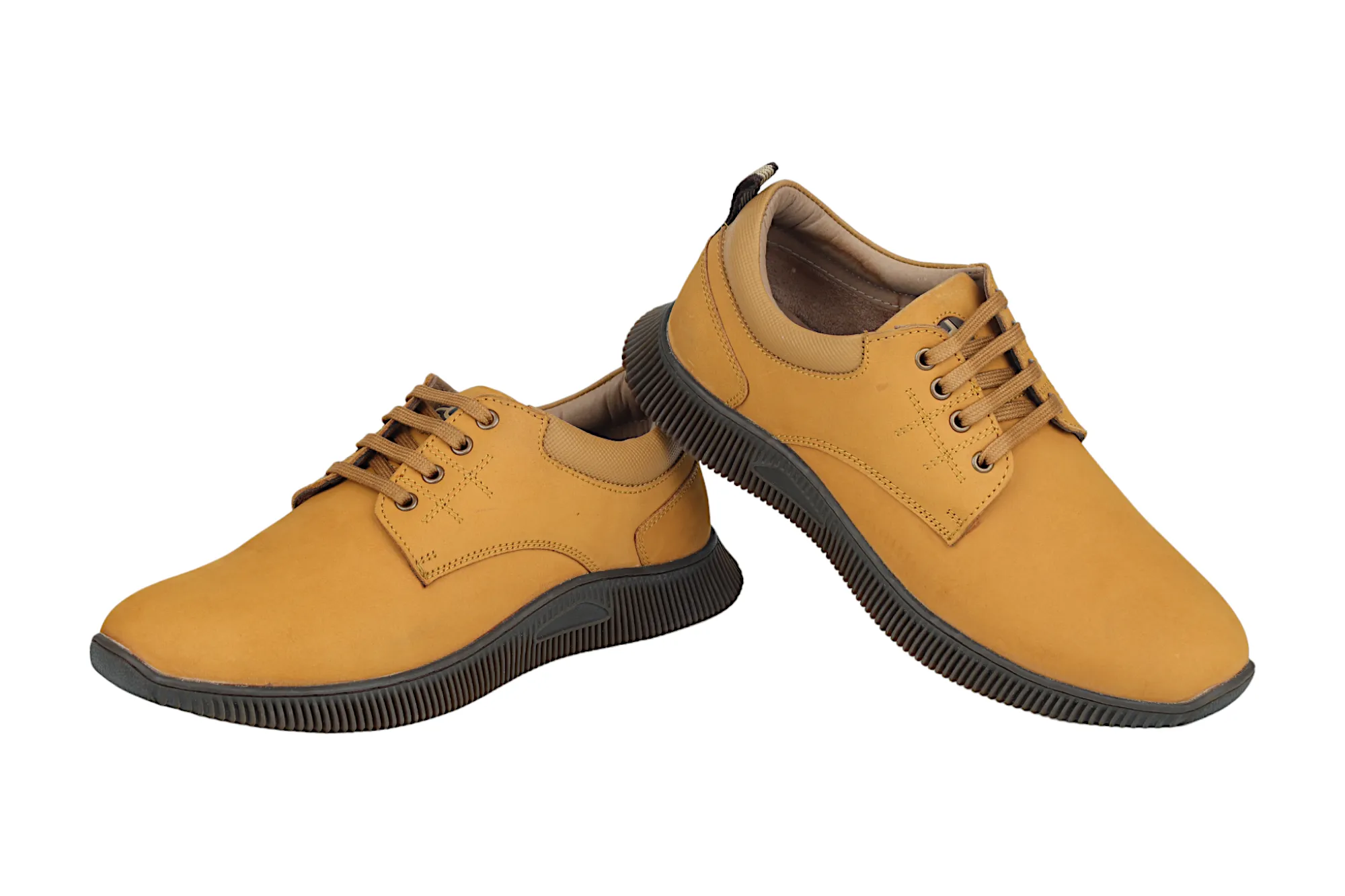 Herren Leder Freizeitschuhe 38018