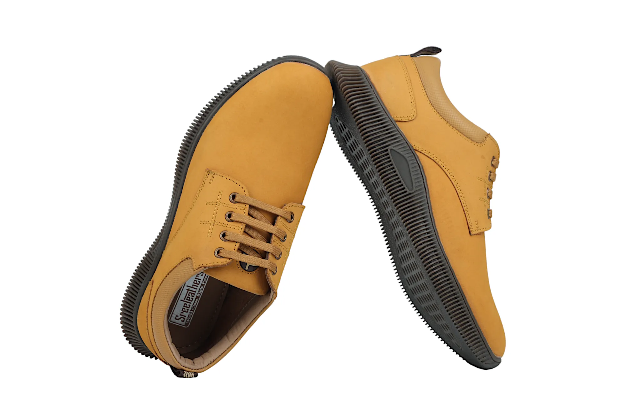 Herren Leder Freizeitschuhe 38018