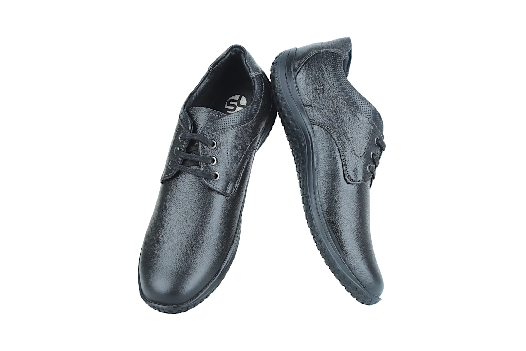 Herren Leder Freizeitschuhe 58028