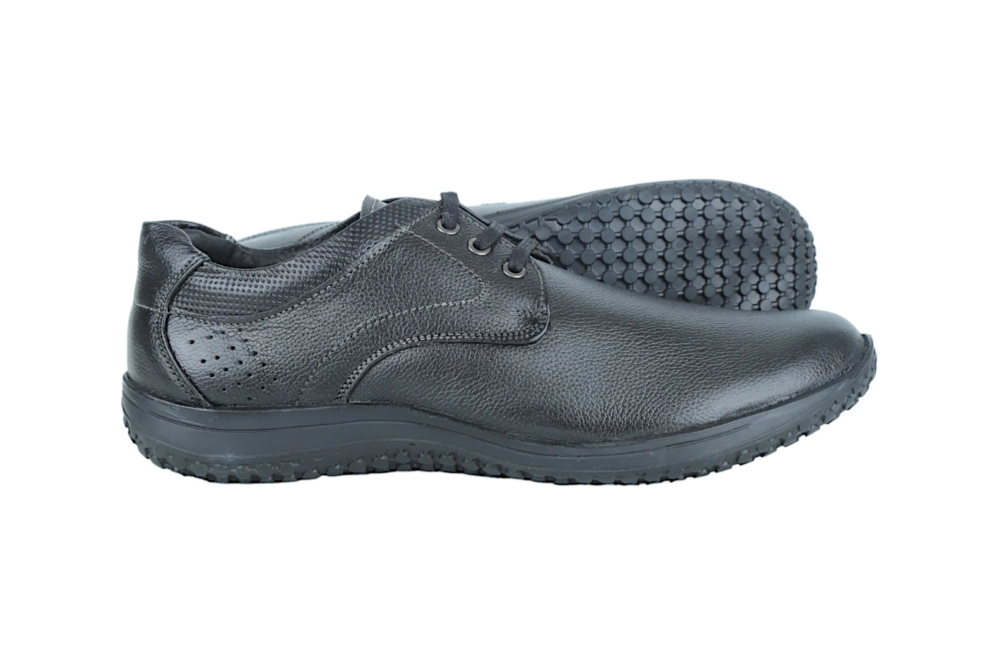 Herren Leder Freizeitschuhe 58028
