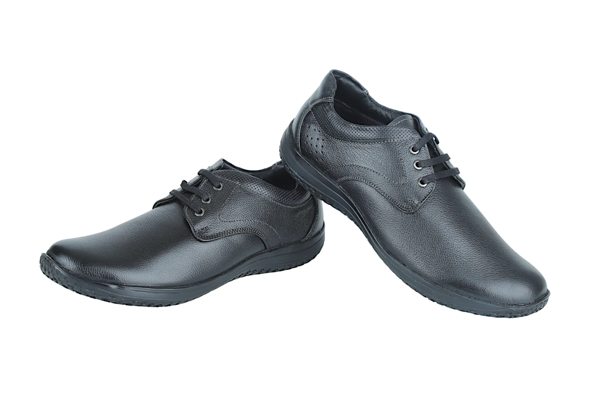 Herren Leder Freizeitschuhe 58028