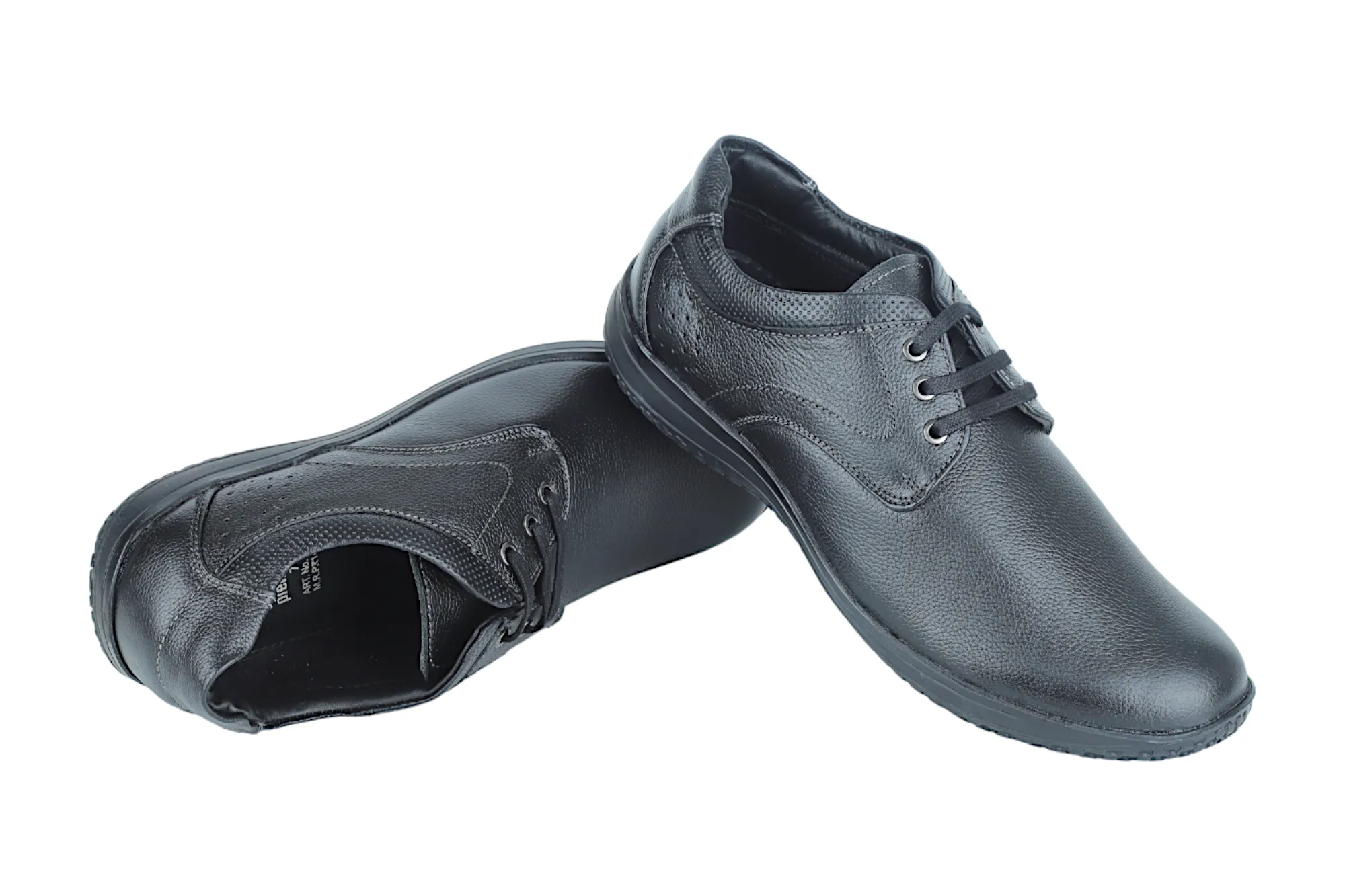 Herren Leder Freizeitschuhe 58028