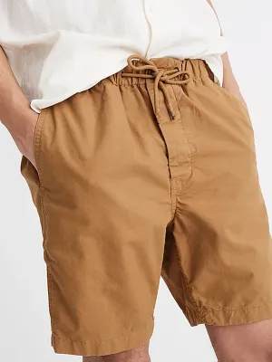 Herren einfarbige kurze Hose, Braun