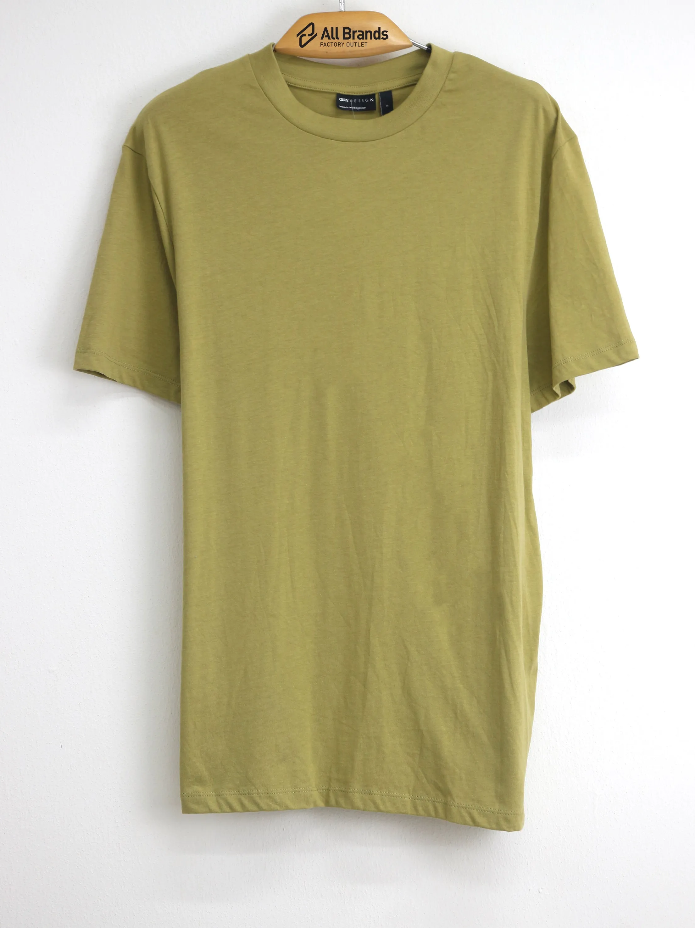 Herren T-Shirt, Einfarbig, Olive
