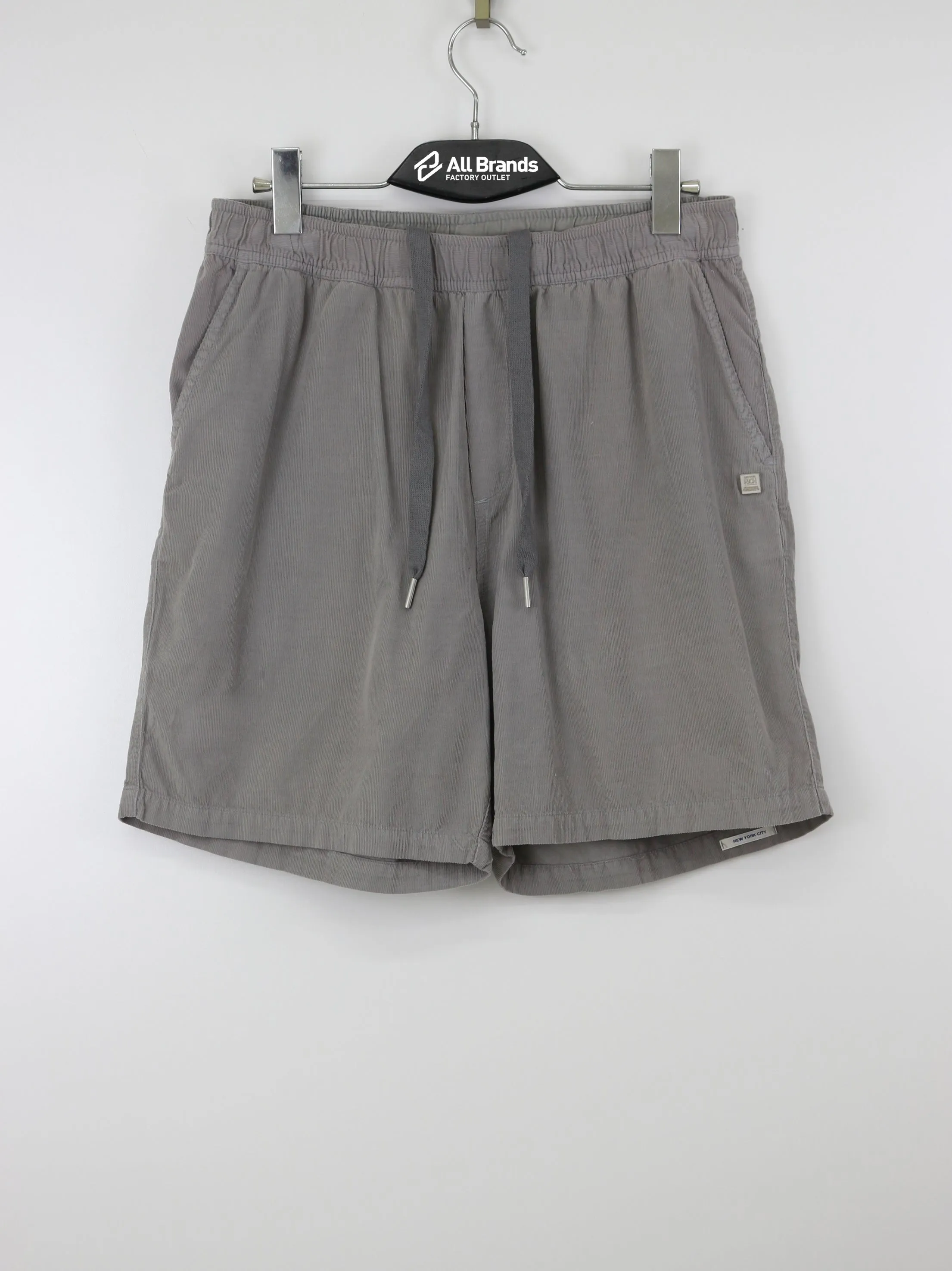 Herren Ripp-Strick Schlupfshorts, Grau