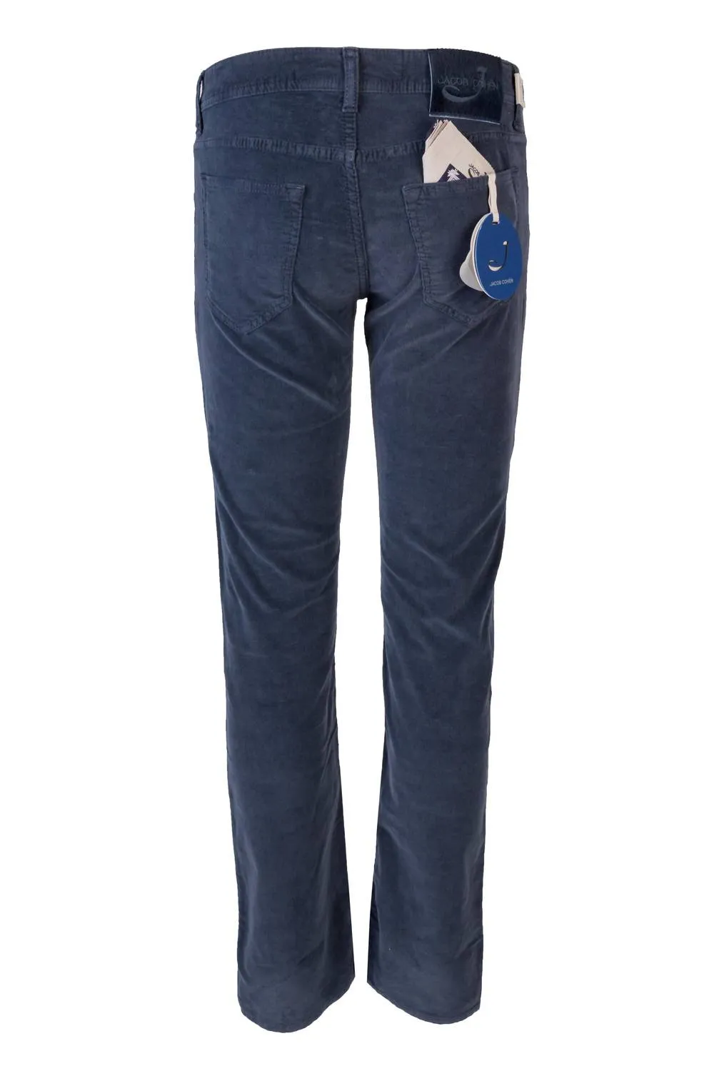 Herren Slim Fit Needlecord Komfort-Jeans in Marine