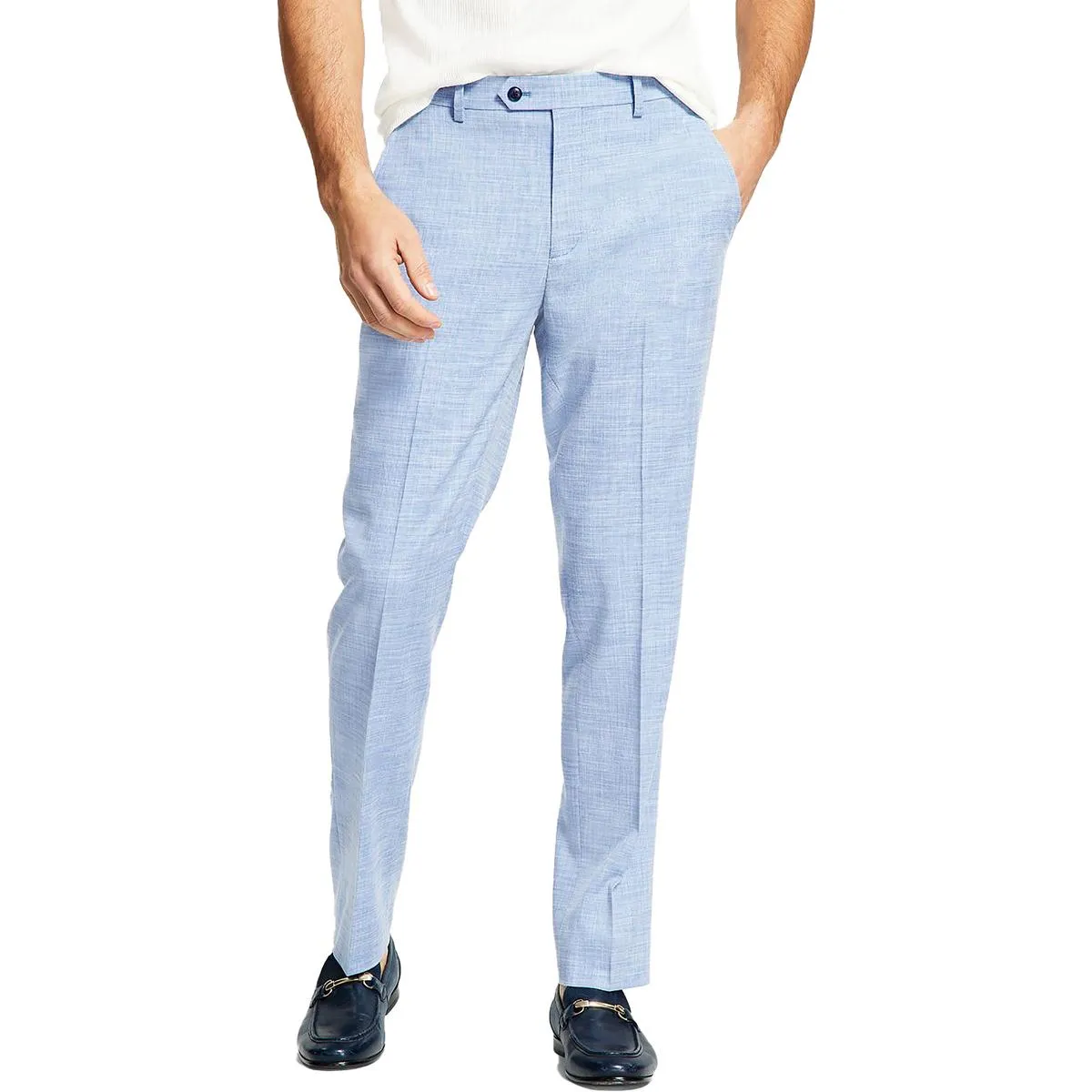 Herren Slim Fit Hose mit geradem Bein