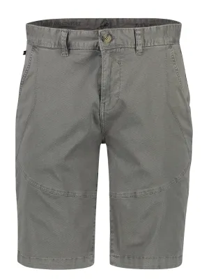 Herren Bermuda-Shorts mit Struktur, Dunkelgrau