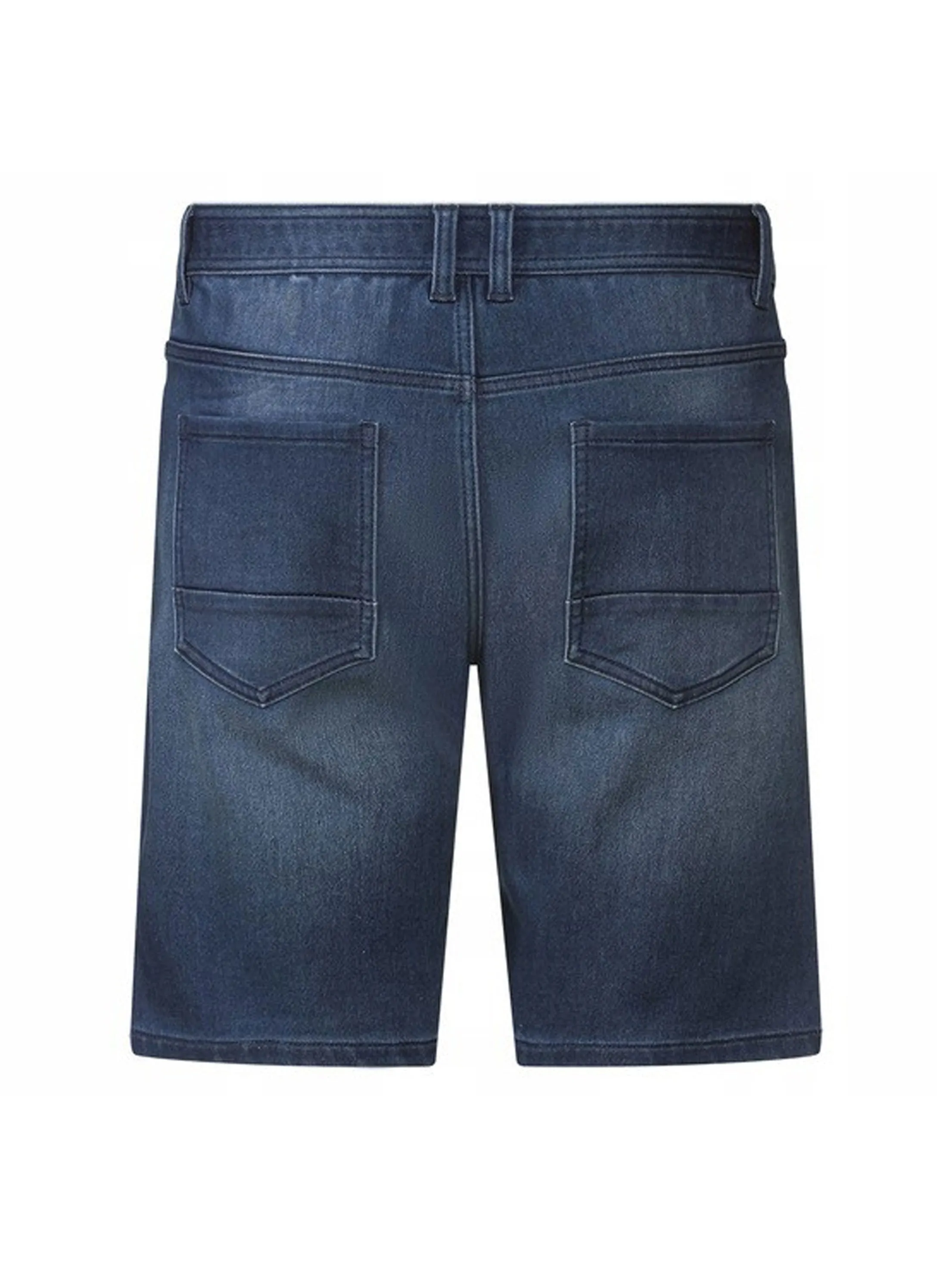 Herren Washed Denim Shorts, Blau