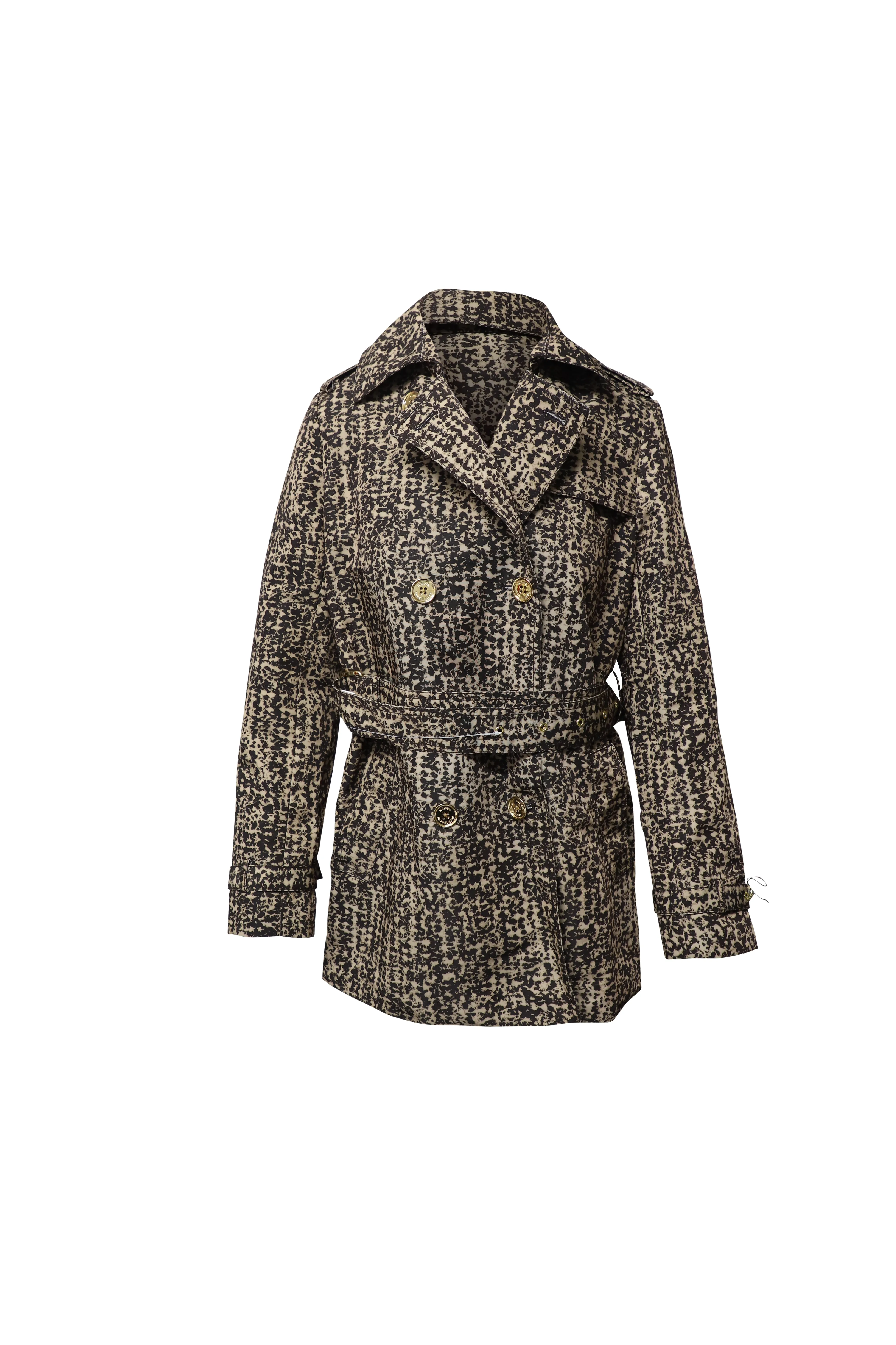 Michael Kors Trenchcoat in Braun aus Polyester mit Druck