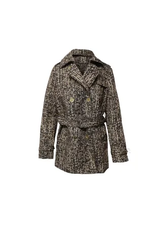 Michael Kors Trenchcoat in Braun aus Polyester mit Druck