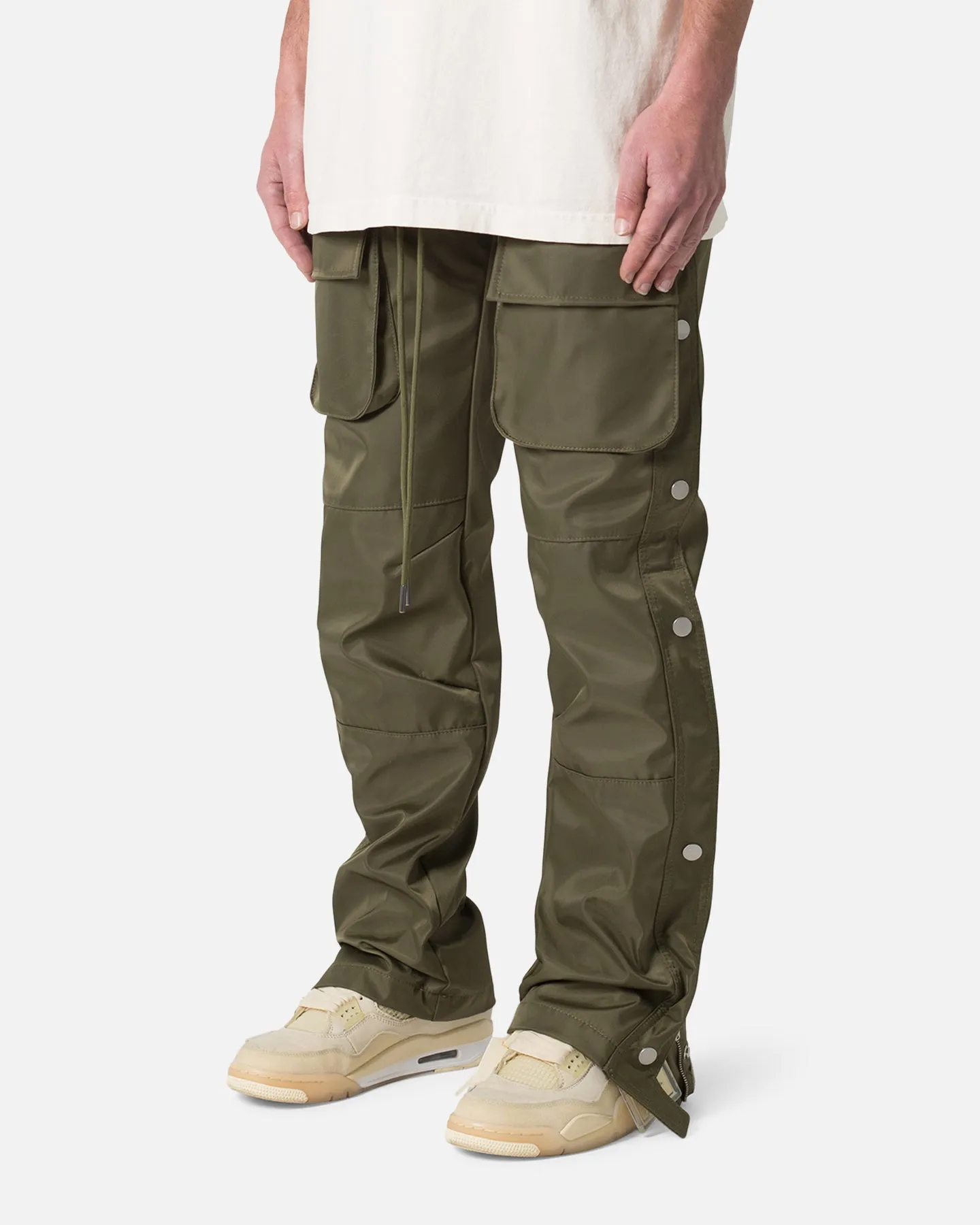 MNML Snap Front Cargo Hose Olive