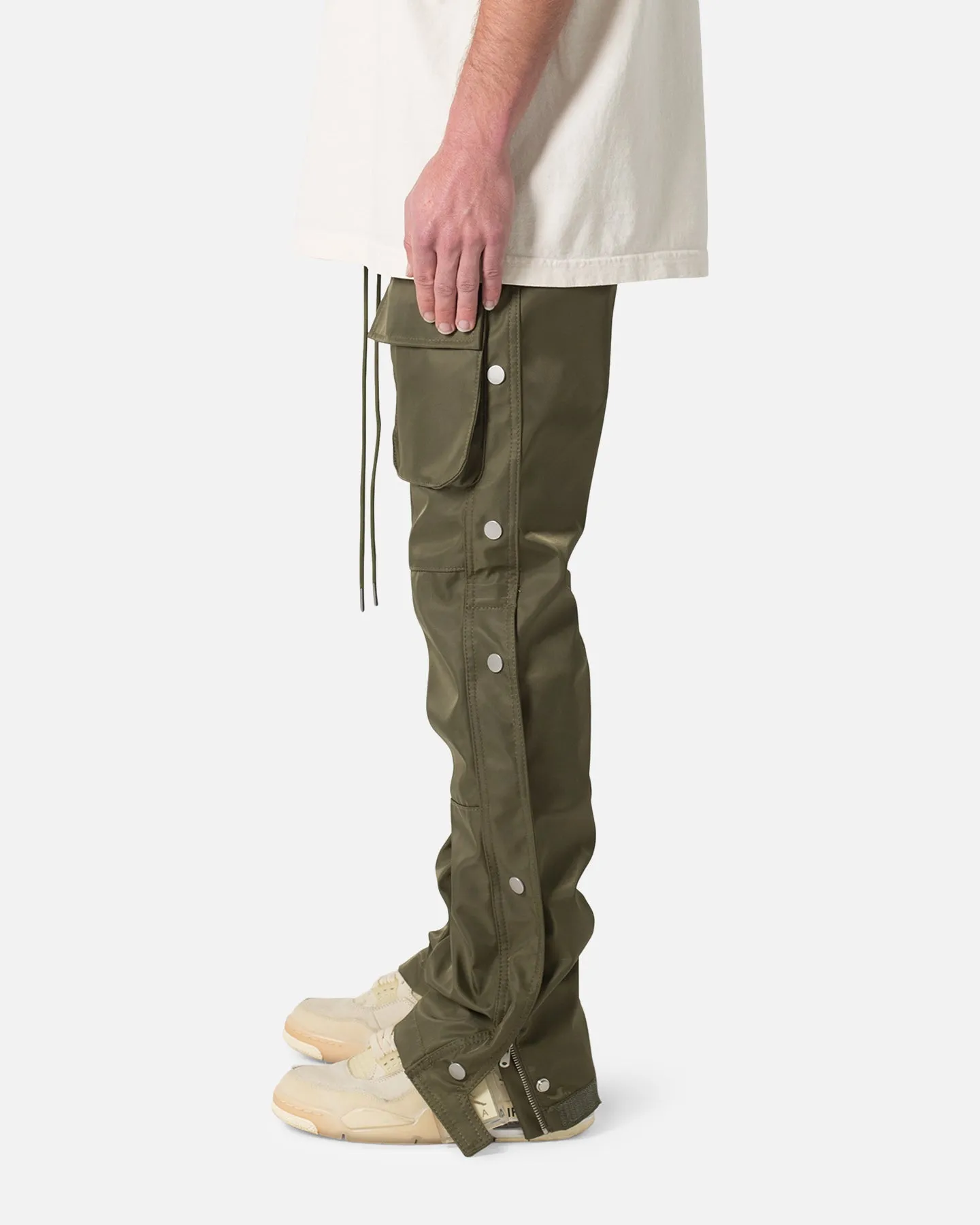 MNML Snap Front Cargo Hose Olive