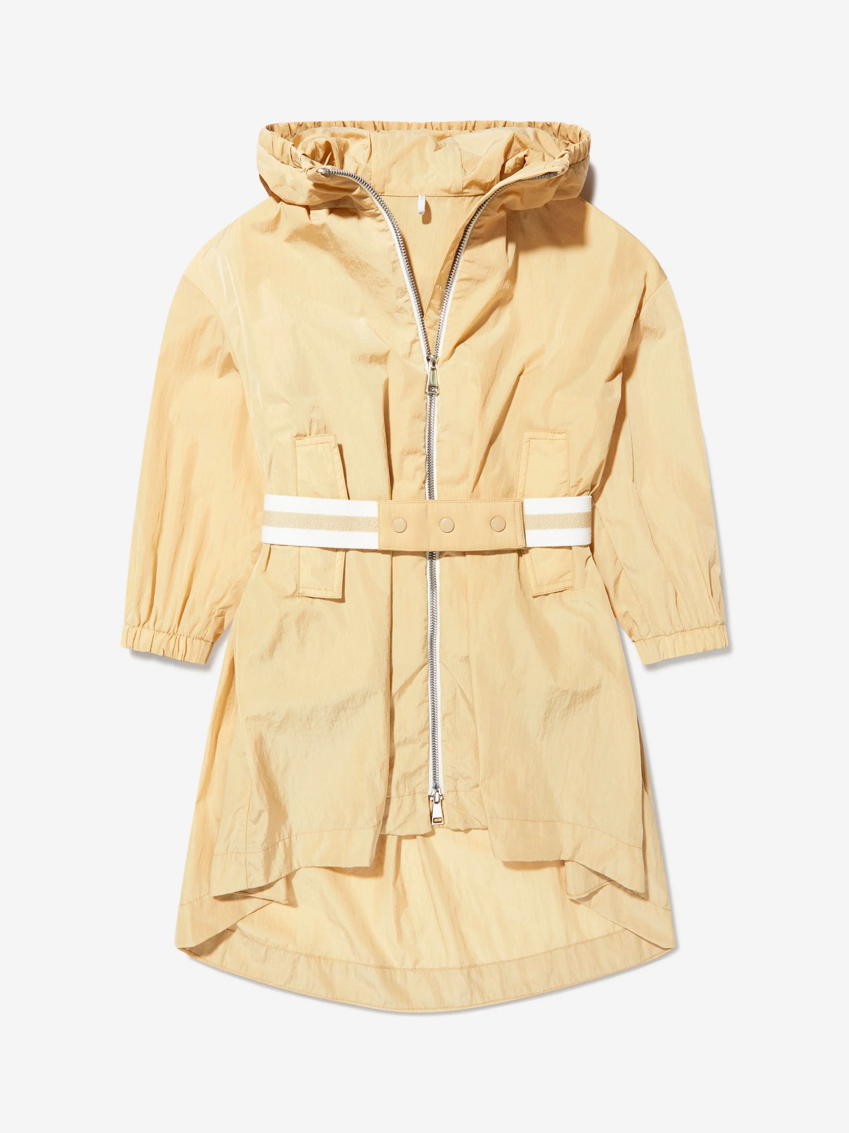 Moncler Enfant Mädchen Aloysha Langmantel in Creme