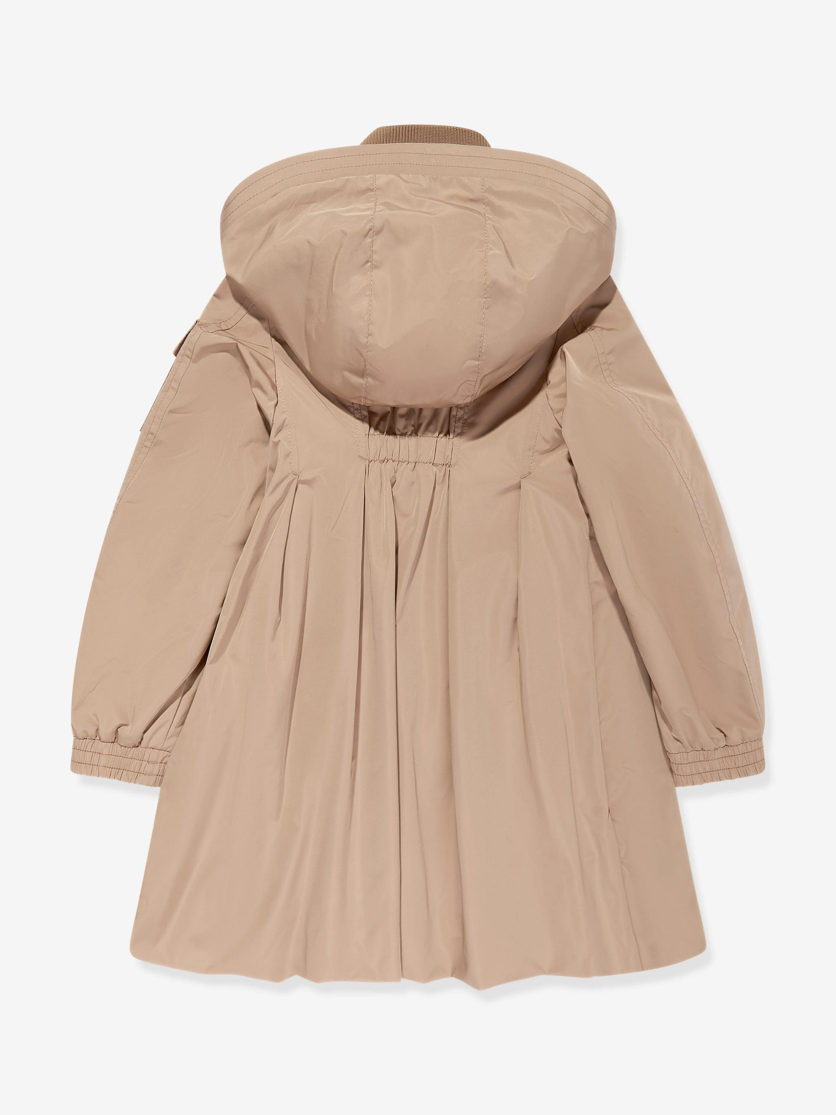 Moncler Enfant Mädchen Arild Langer Mantel in Beige