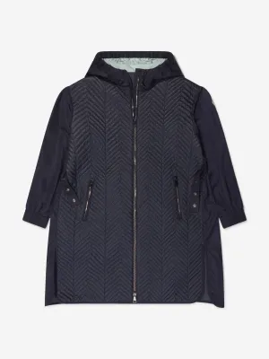Moncler Enfant Mädchen Kapuzen-Seldana Langmantel