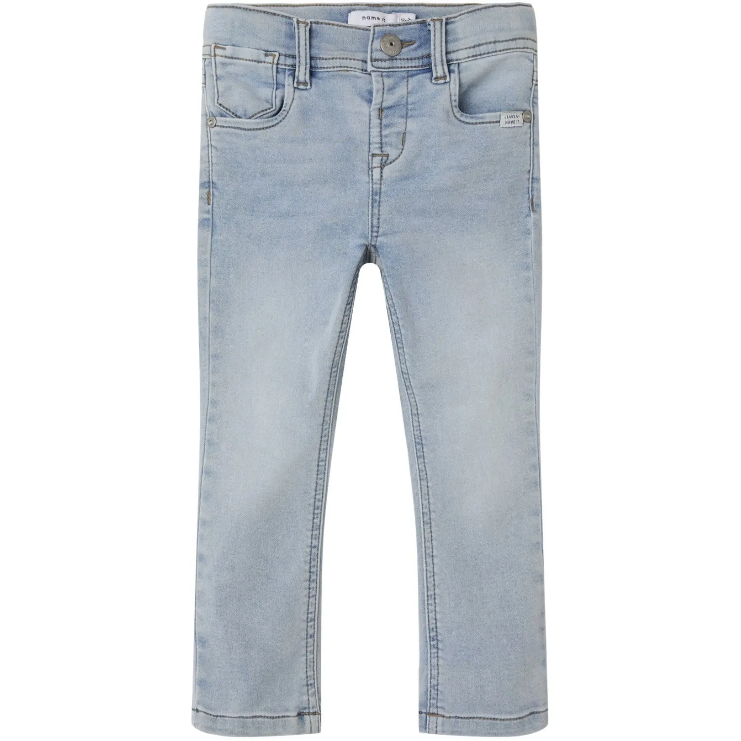 Name It Hellblau Gebleichte Denim Silas Slim Sweat Jeans Noos Babykids_Name-It