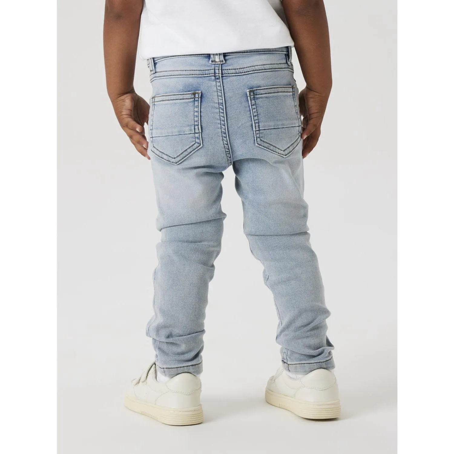 Name It Hellblau Gebleichte Denim Silas Slim Sweat Jeans Noos Babykids_Name-It