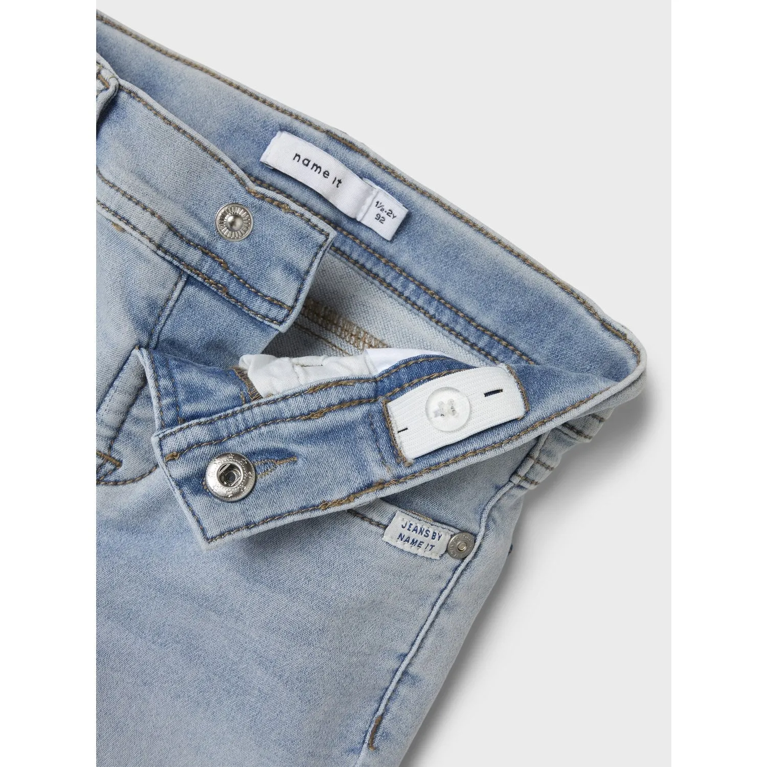 Name It Hellblau Gebleichte Denim Silas Slim Sweat Jeans Noos Babykids_Name-It