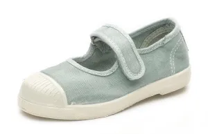 Natural World Eco: Kindermaryjane-Sneaker - Aquamarin