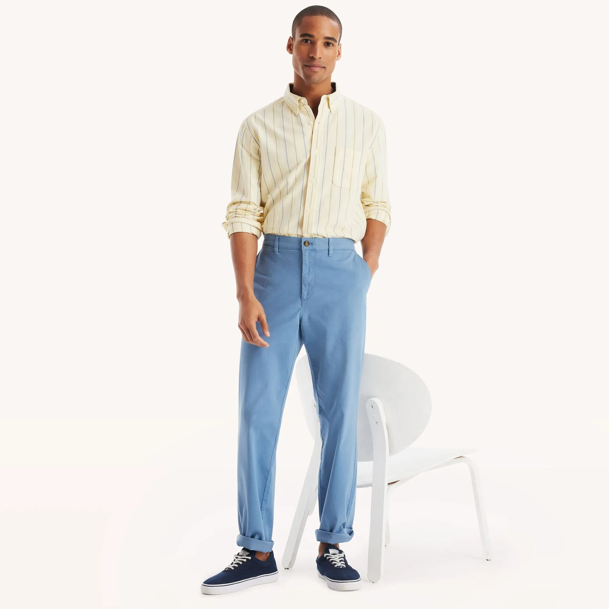 Nautica Herren Classic Fit Twill Hose