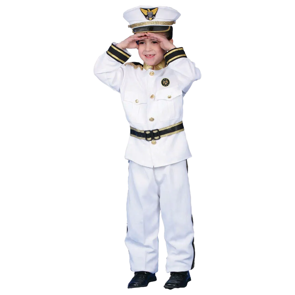 Marineadmiral Kostüm - Kinder Babykids Verkleiden-Amerika