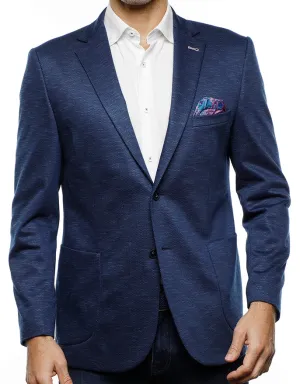 Marineblauer Sportmantel (Lang)