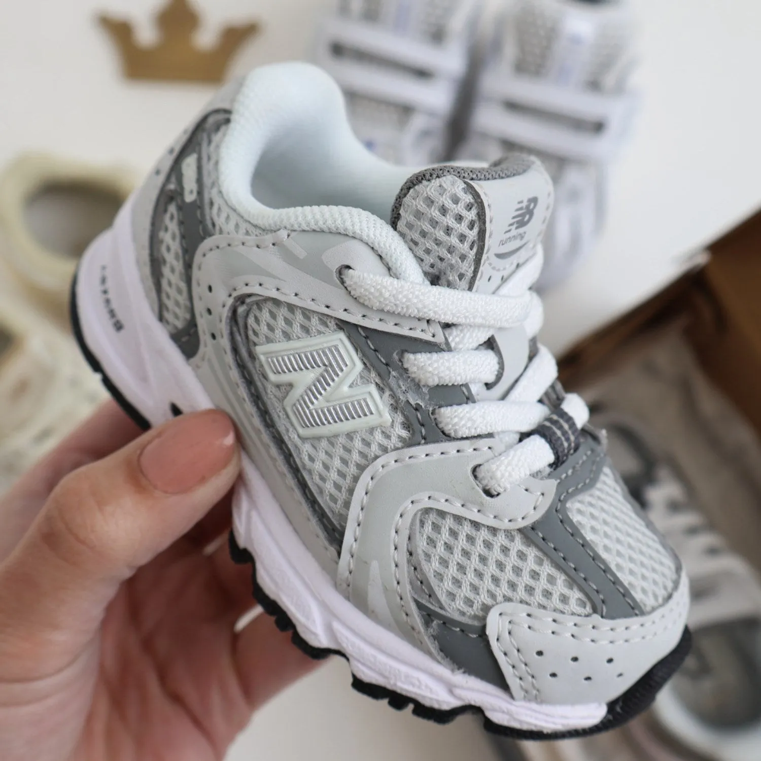 New Balance 530 Kinder Bungee-Schnürung Kleinkind Grey Matter Babykids_New-Balance