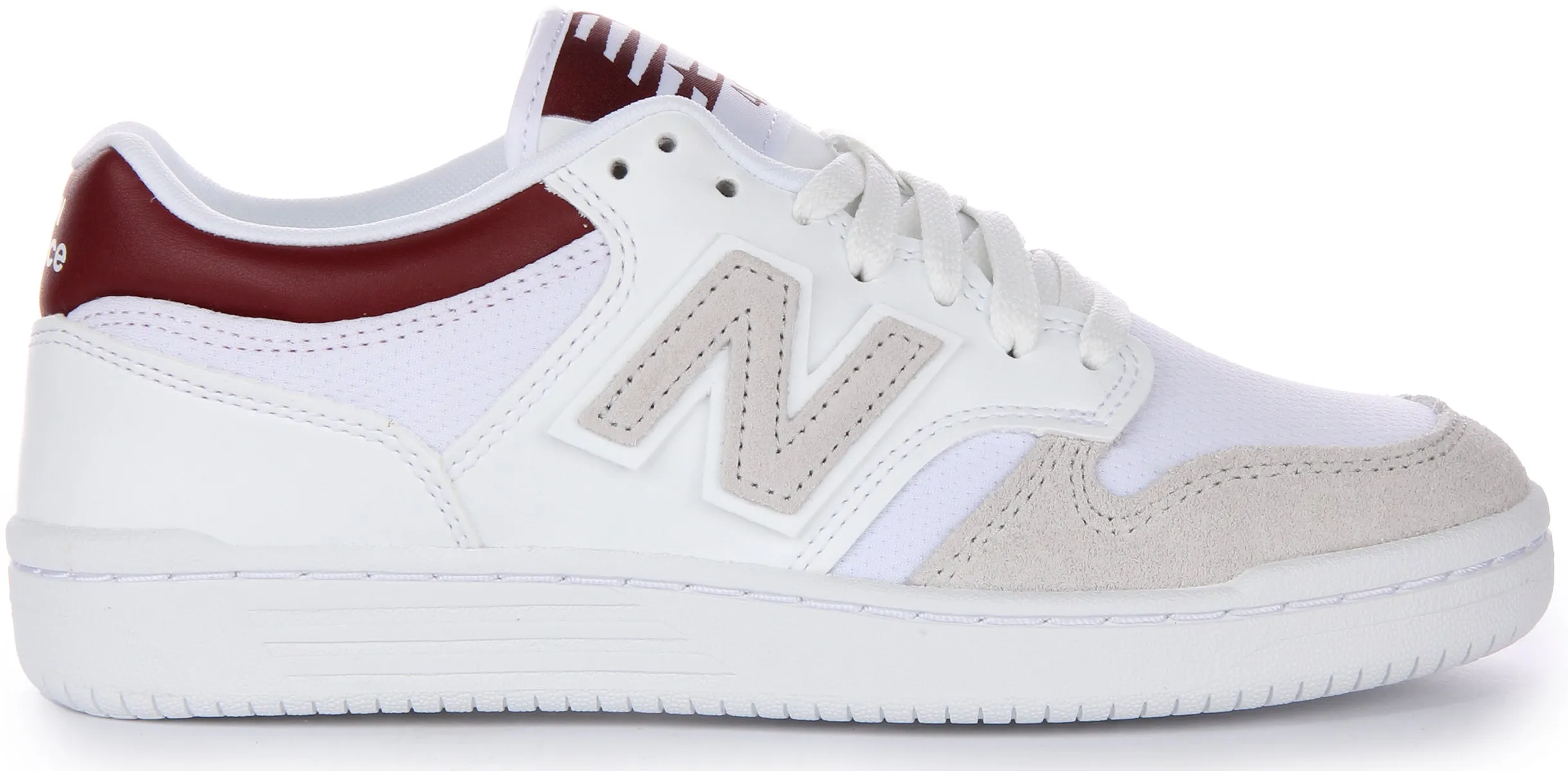 New Balance BB 480LKB in Weiß Rot für Herren Schuhe New Balance