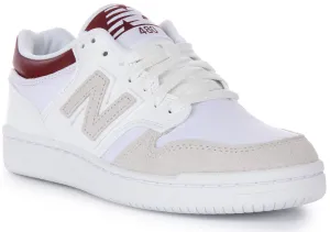 New Balance BB 480LKB in Weiß Rot für Herren Schuhe New Balance