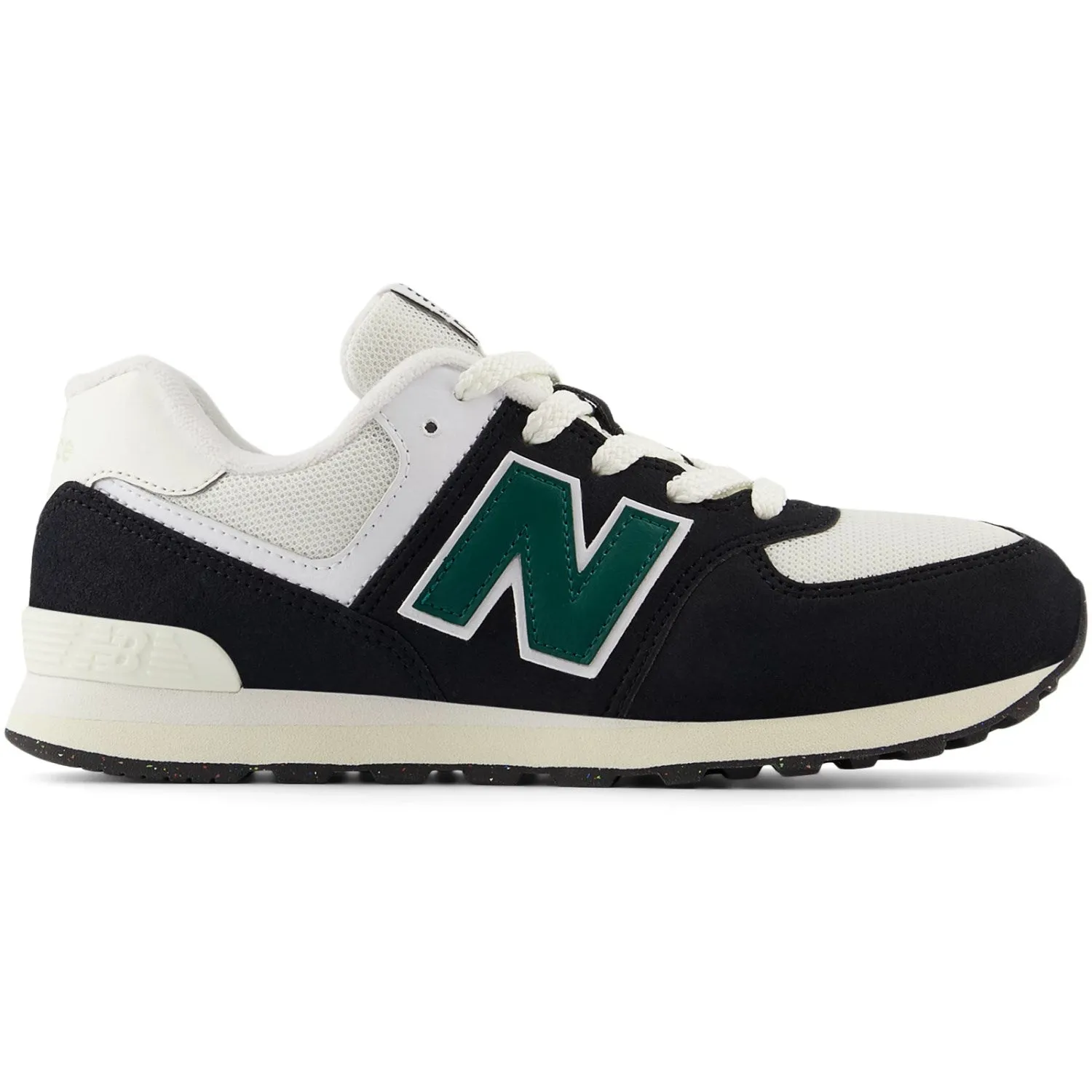 New Balance Black 574 Kinder-Schnürschuhe Babykids_New-Balance