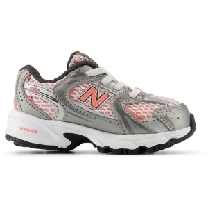 New Balance Dunkles Silber Metallic New Balance 530 Kinder Bungee-Schnürsenkel Baby/Kinder_New-Balance