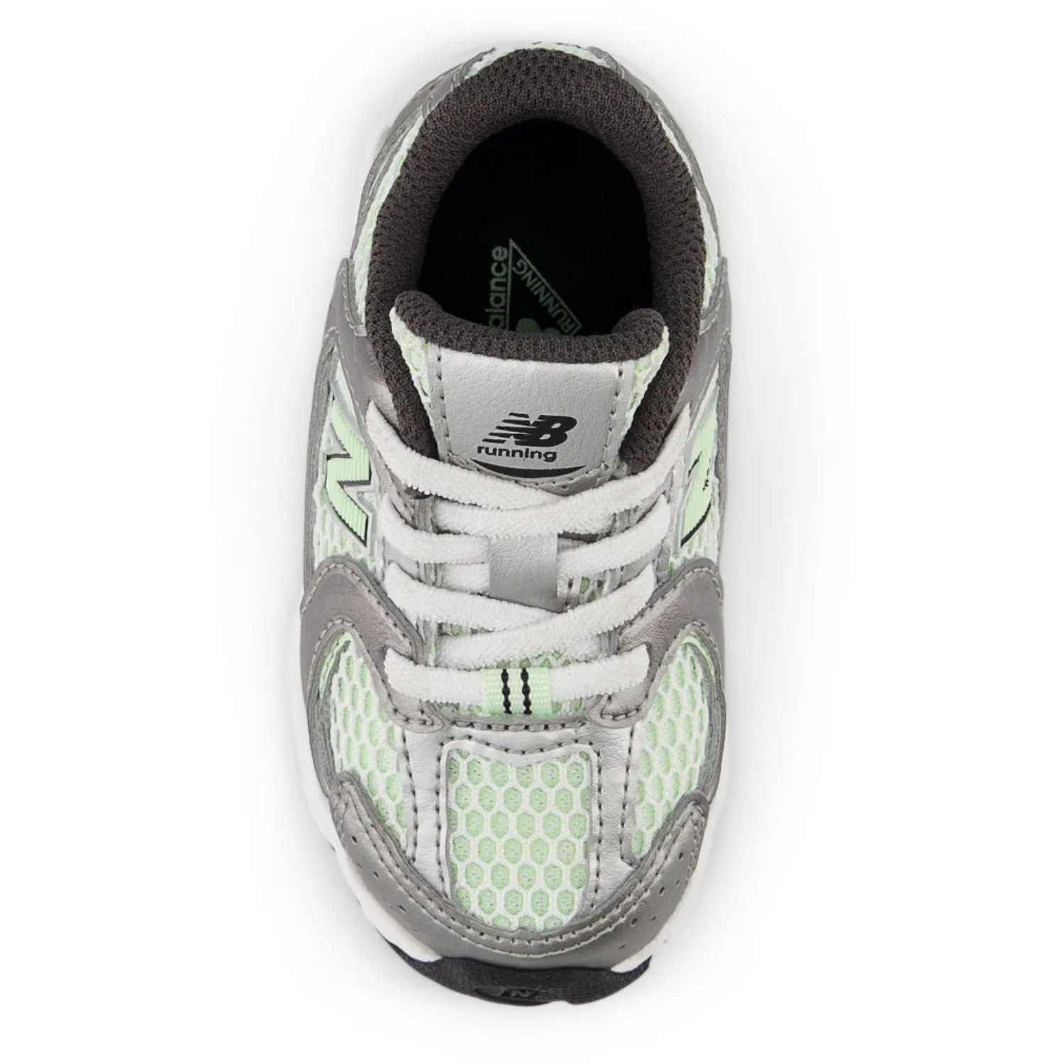 New Balance Dunkles Silber Metallic New Balance 530 Kinder Bungee-Schnürsenkel Baby/Kinder_New-Balance