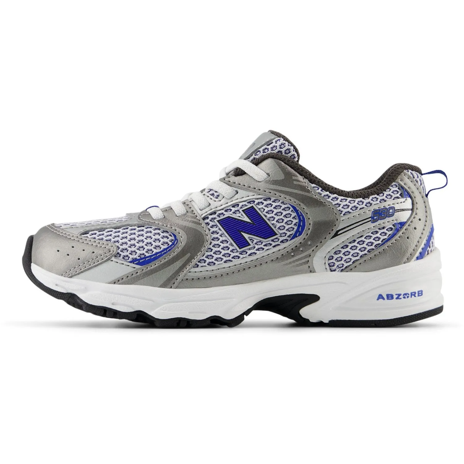 New Balance Dunkles Silber Metallic New Balance 530 Kinder Bungee Schnürsenkel Baby/Kinder_New-Balance