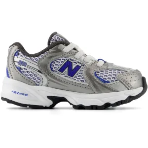 New Balance Dunkles Silber Metallic New Balance 530 Kinder Bungee-Schnürung Babykids_New-Balance