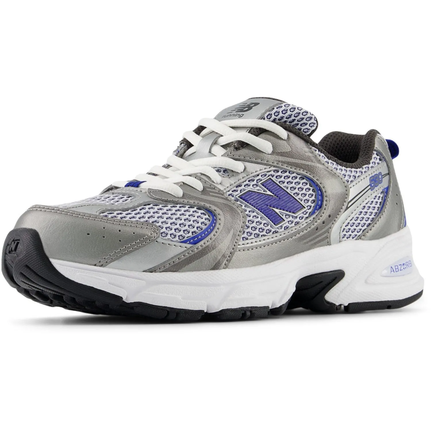 New Balance Dunkles Silber Metallic New Balance 530 Kinder Schnürsenkel Babykids_New-Balance
