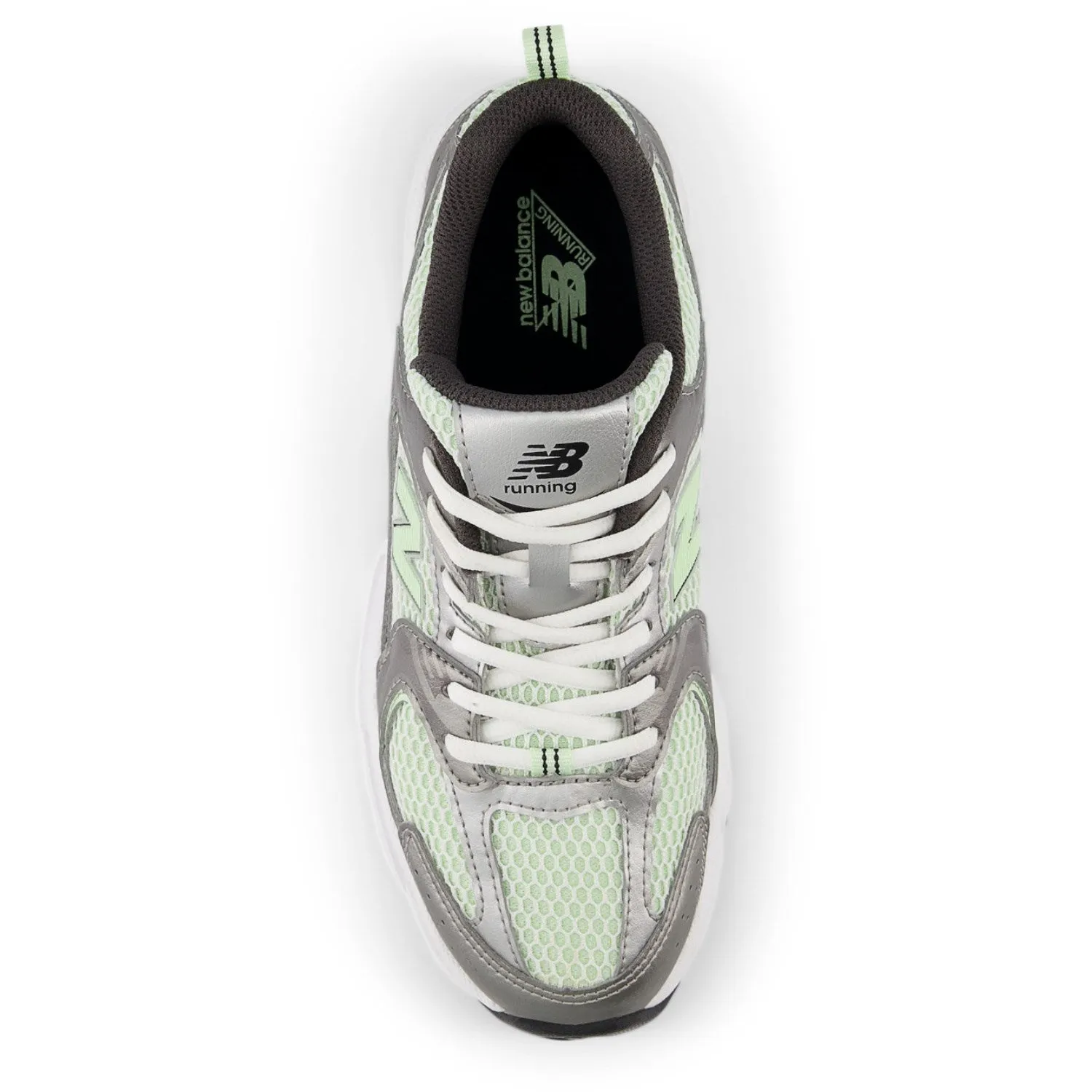 New Balance Dunkles Silber Metallic New Balance 530 Kinder Schnürsenkel Babykids_New-Balance