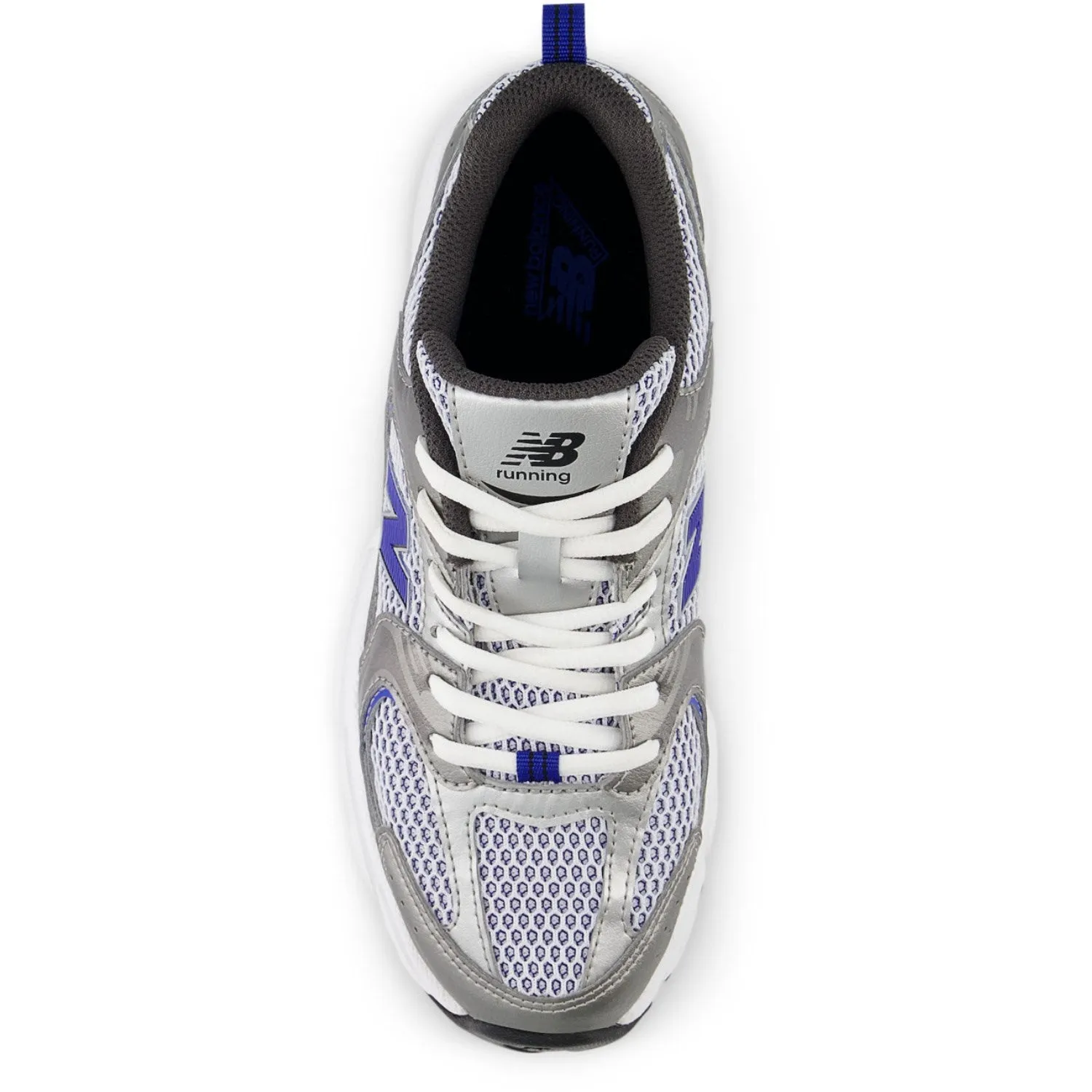 New Balance Dunkles Silber Metallic New Balance 530 Kinder Schnürsenkel Babykids_New-Balance