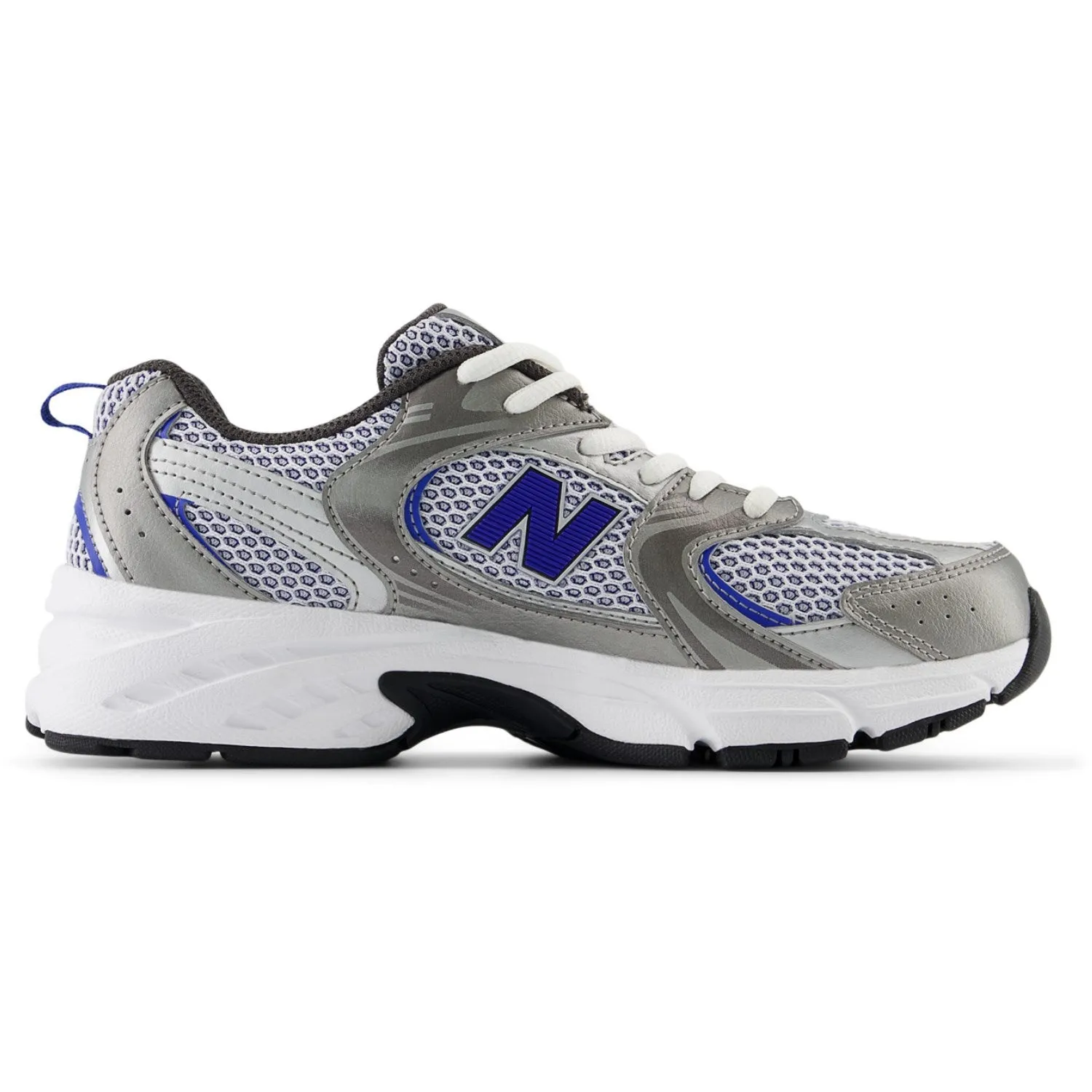 New Balance Dunkles Silber Metallic New Balance 530 Kinder Schnürsenkel Babykids_New-Balance