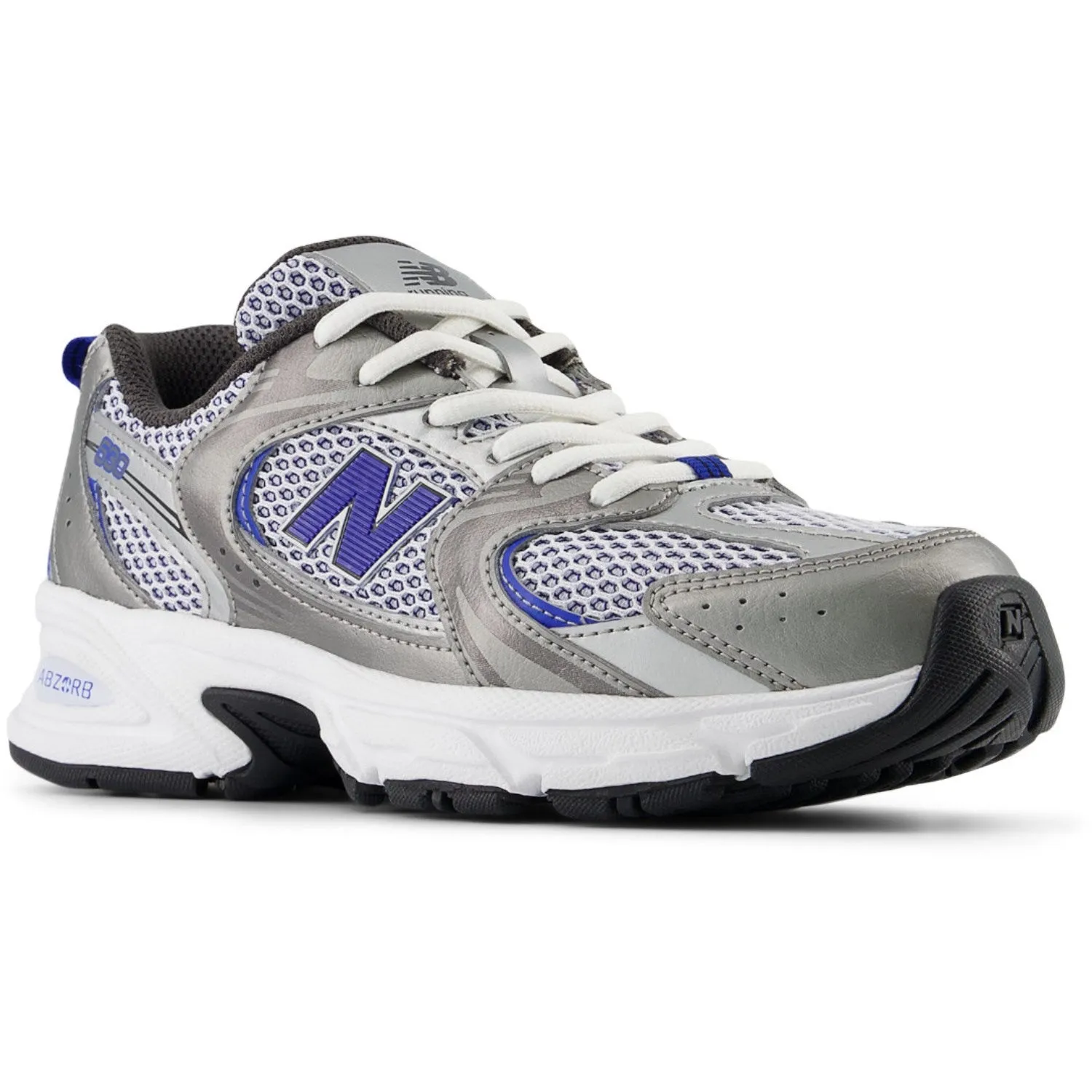 New Balance Dunkles Silber Metallic New Balance 530 Kinder Schnürsenkel Babykids_New-Balance