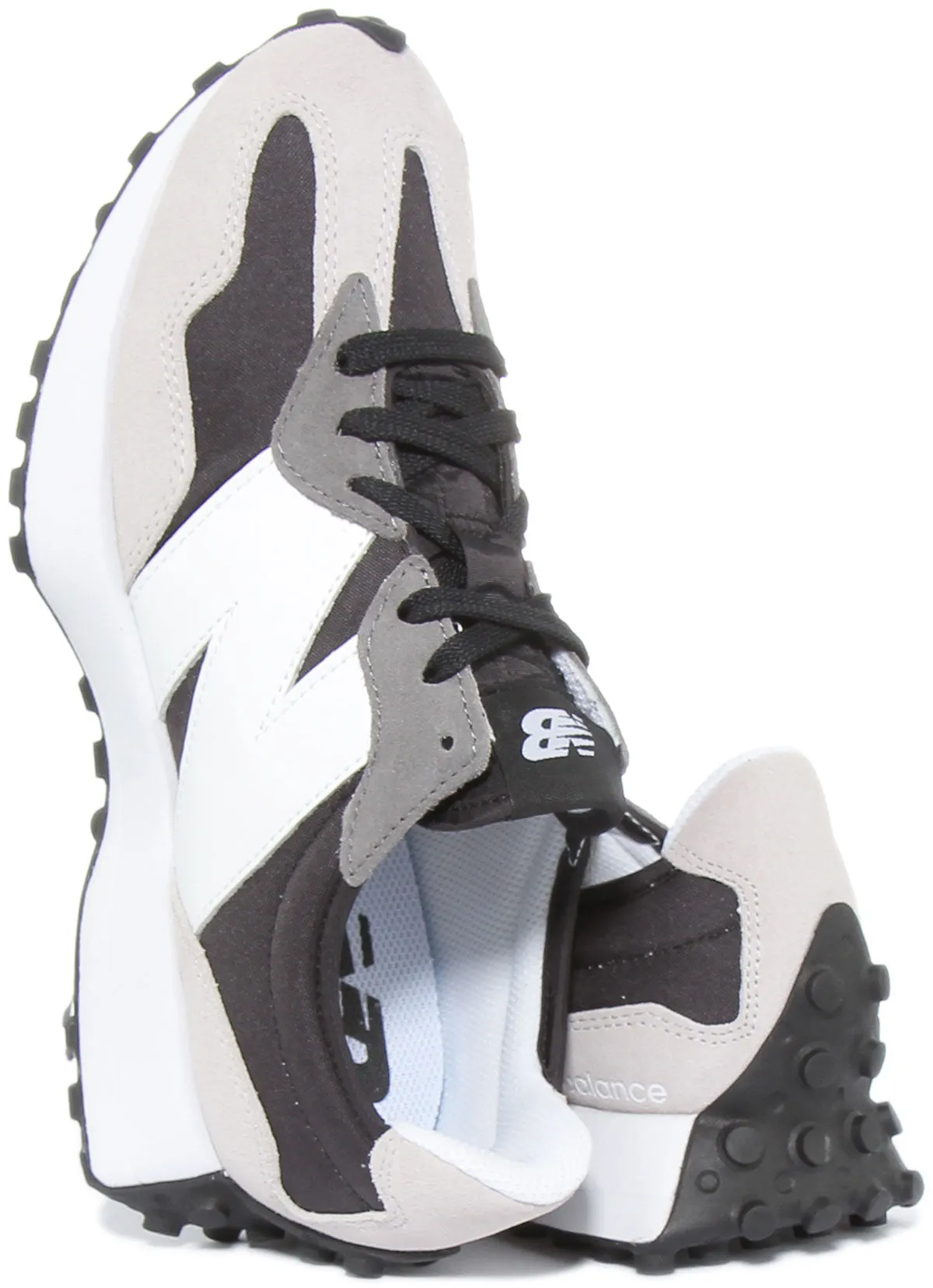 New Balance Ms327Bd Herrenschuhe in Schwarz Grau