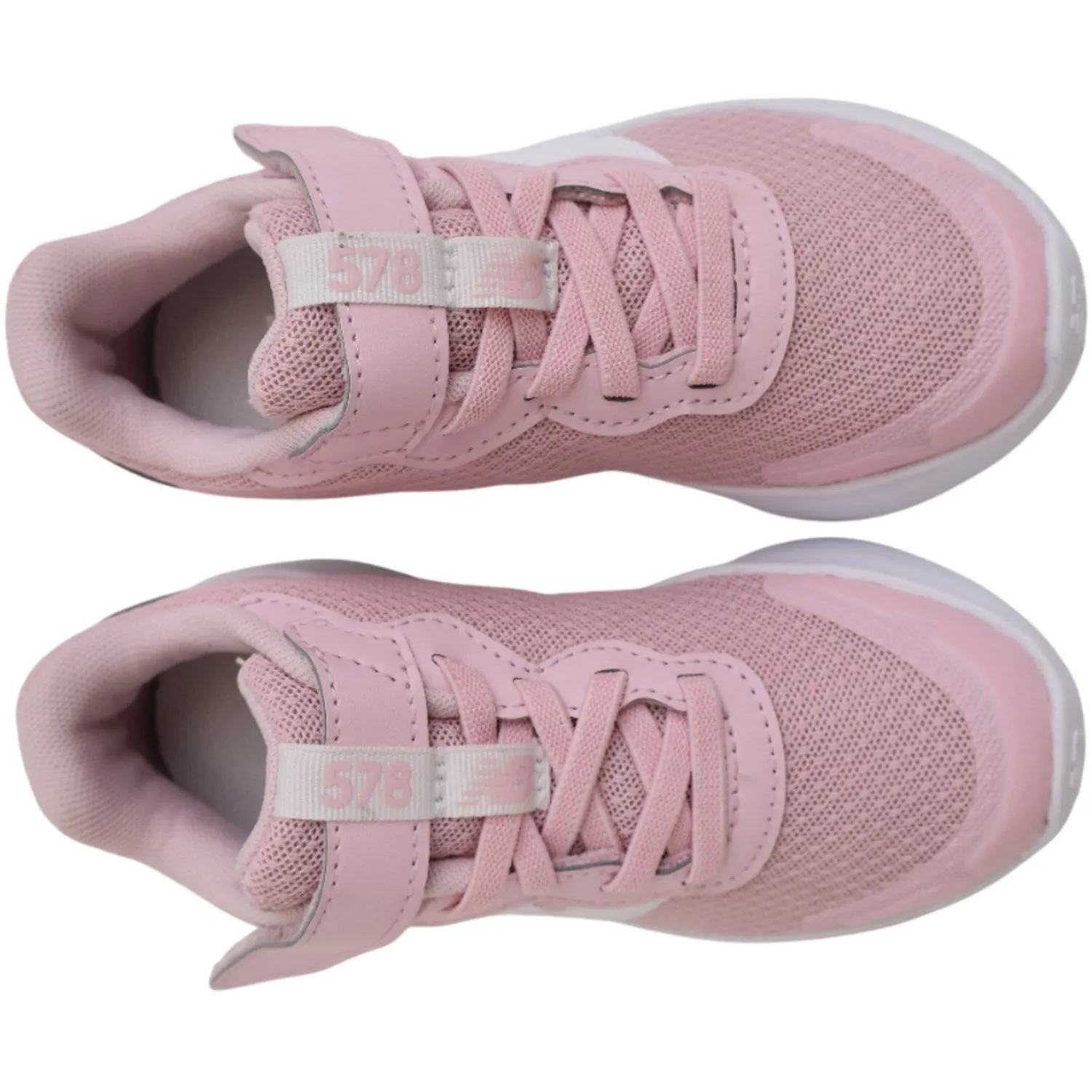 New Balance Rose Sugar New Balance FreshFoam 578 Kinder Bungee-Schnürsenkel mit Oberriemen Babykids_New-Balance