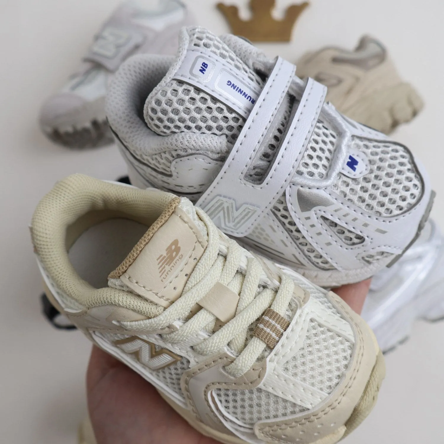 New Balance Weiß New Balance 1906 Kinder Klettverschluss Baby/Kinder_New-Balance