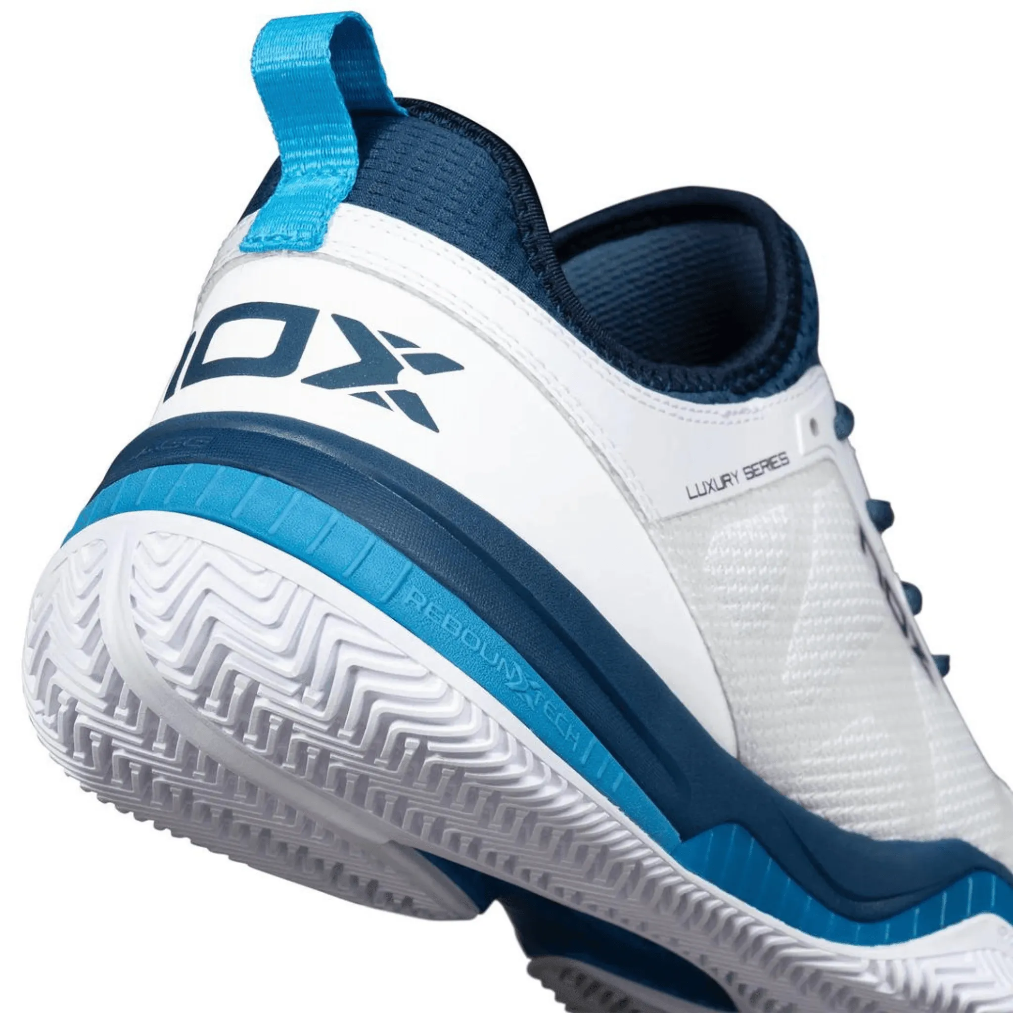 NOX NERBO WEIß/SCHWEDISCH BLAU PADEL-SCHUHE
