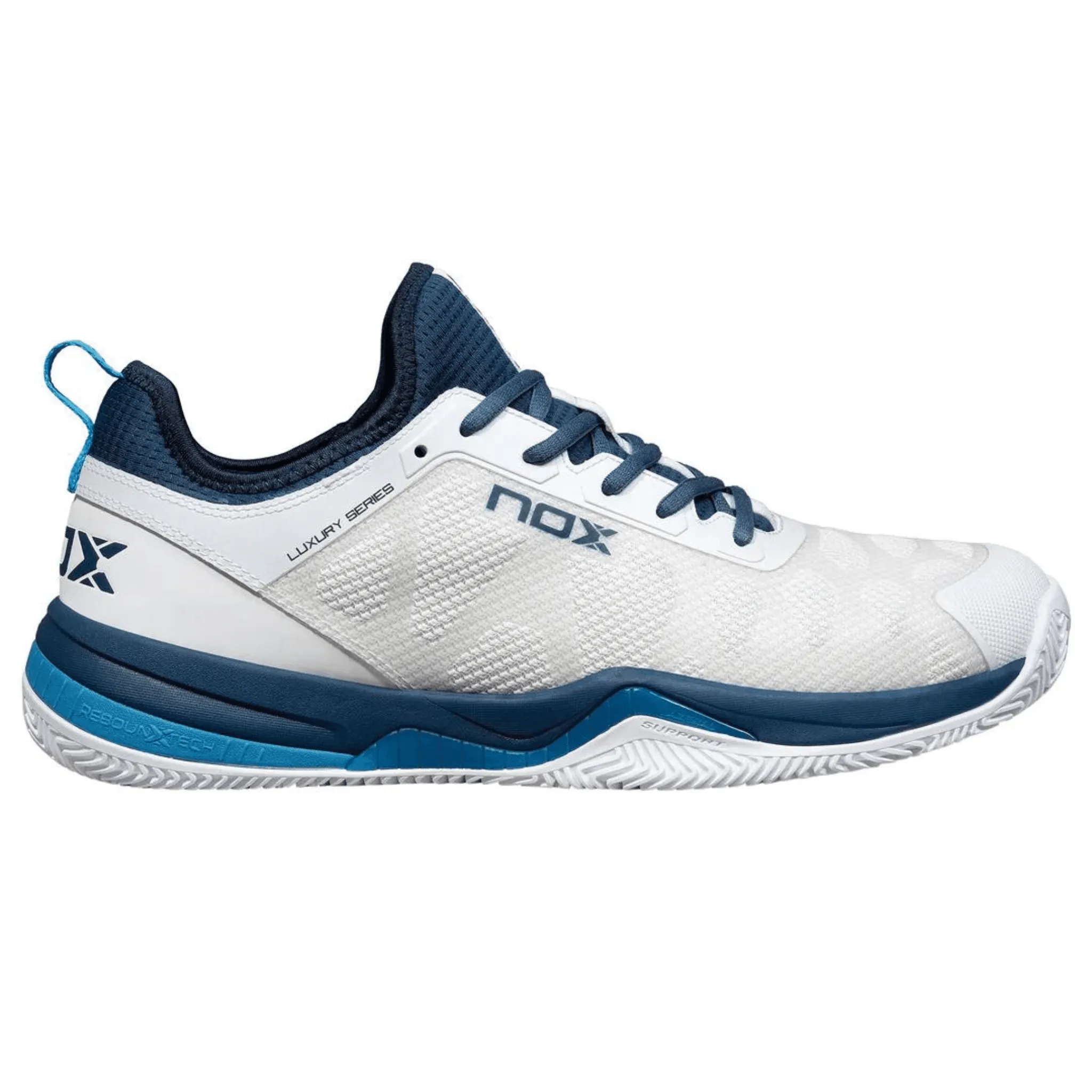NOX NERBO WEIß/SCHWEDISCH BLAU PADEL-SCHUHE