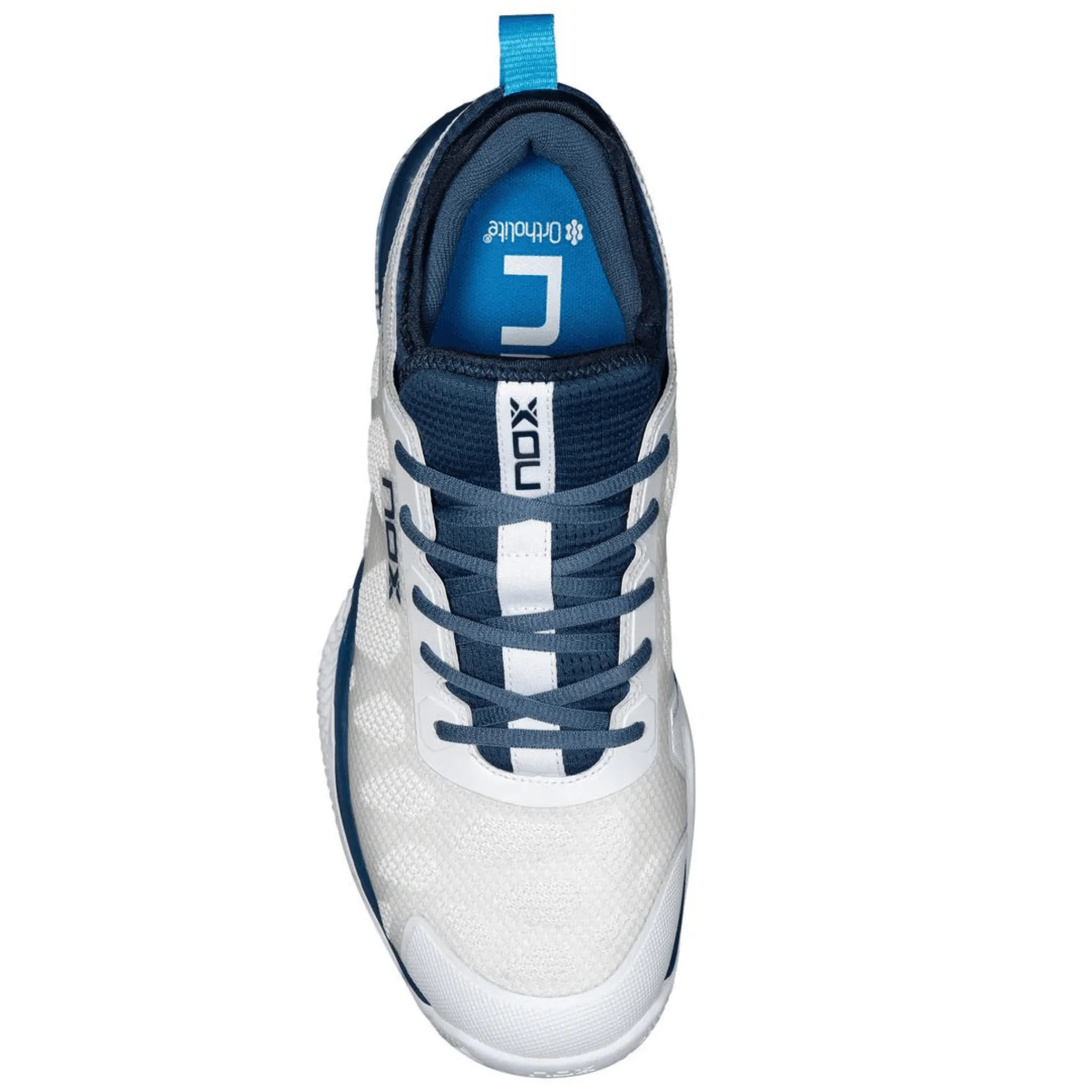 NOX NERBO WEIß/SCHWEDISCH BLAU PADEL-SCHUHE